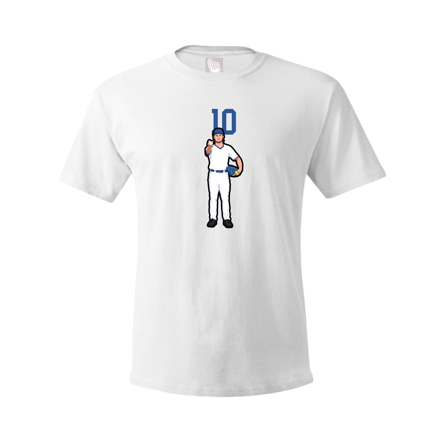 Tee — Number Top in White