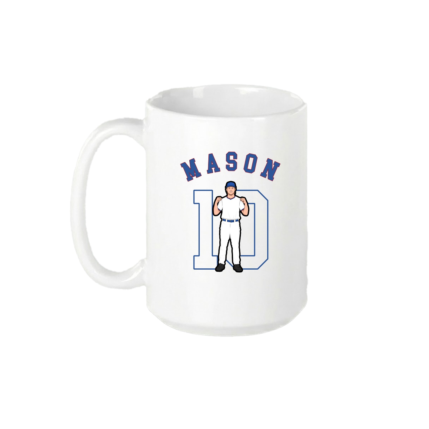 15oz Coffee Mug — Shirsey Arch in White