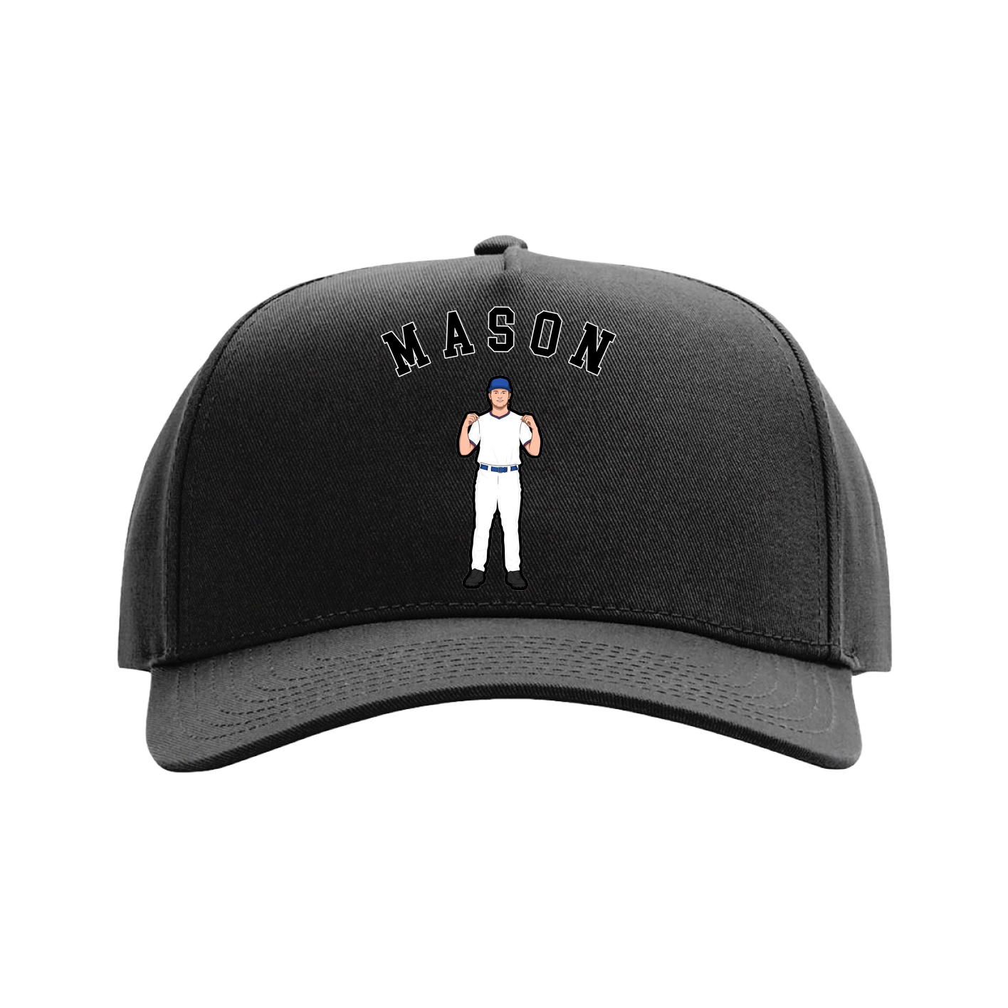 Full Fabric Five-Panel Champ Cap