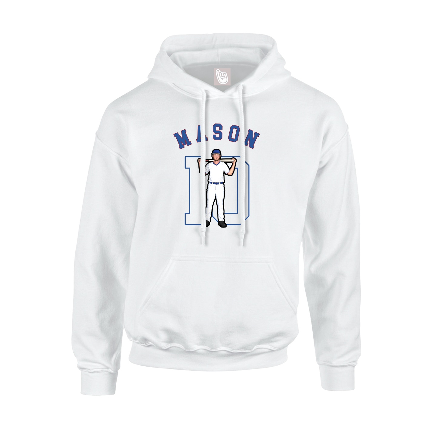 Youth Hoodie — Shirsey Arch in White