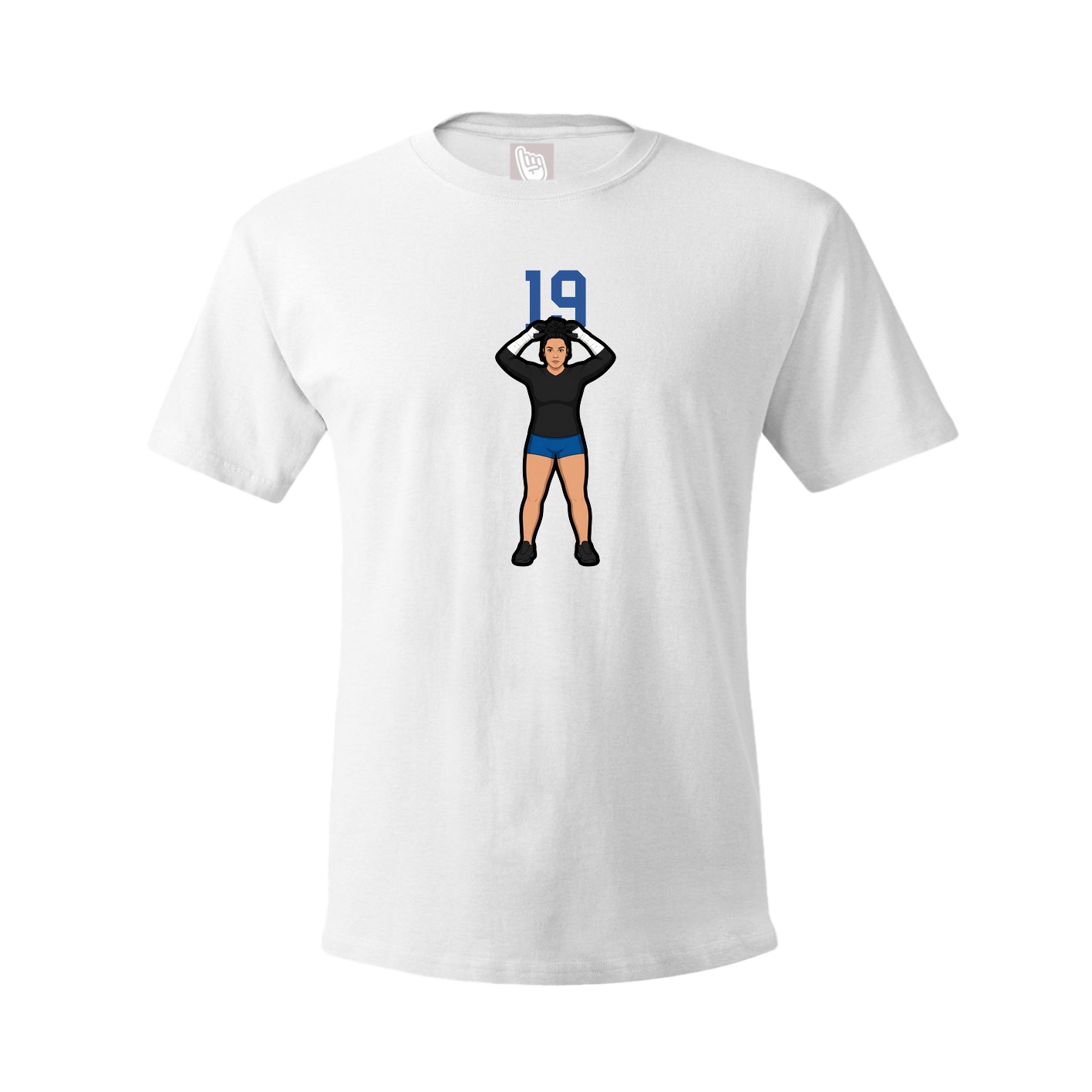 Tee — Number Top in White