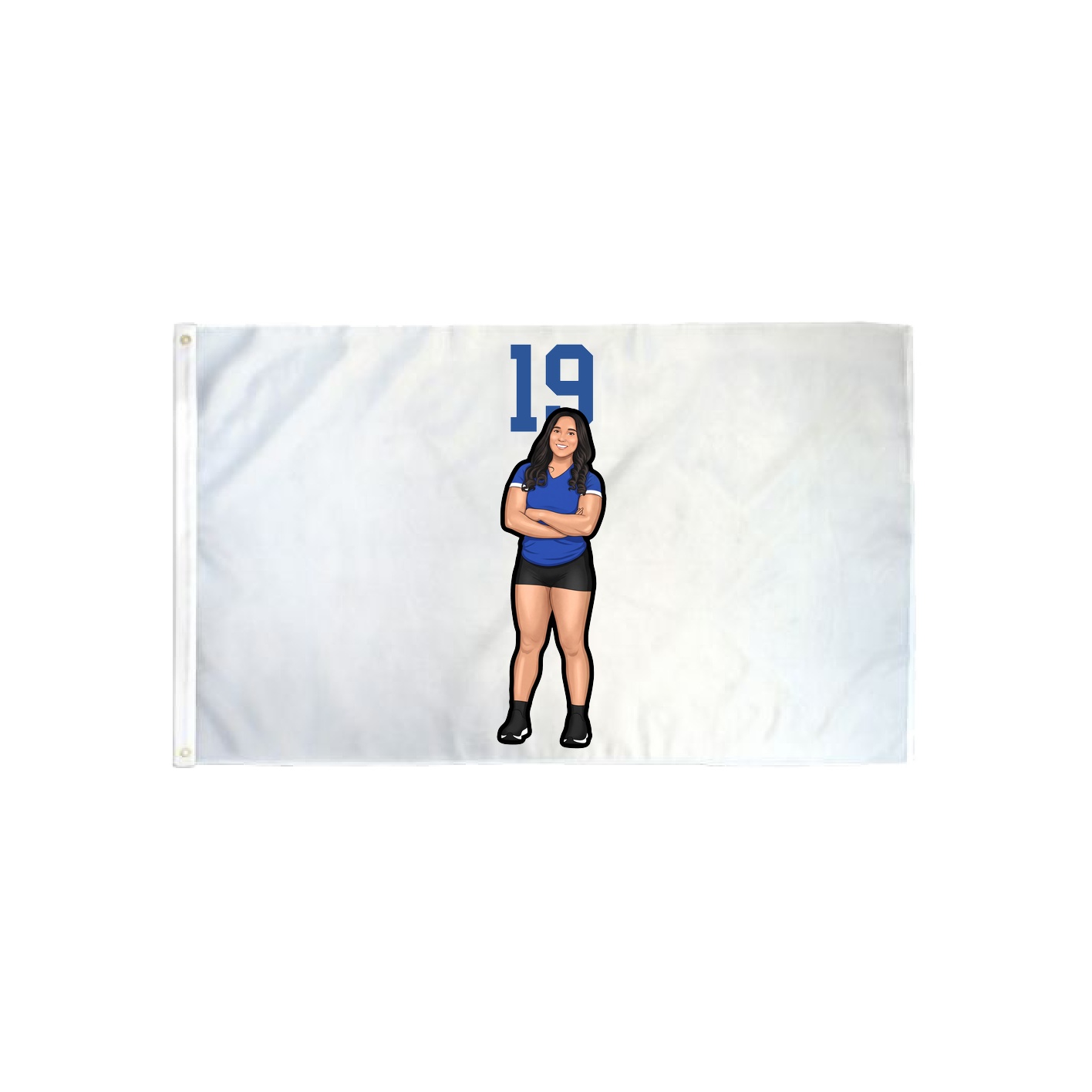 3x5 Flag — Number Top in Classic