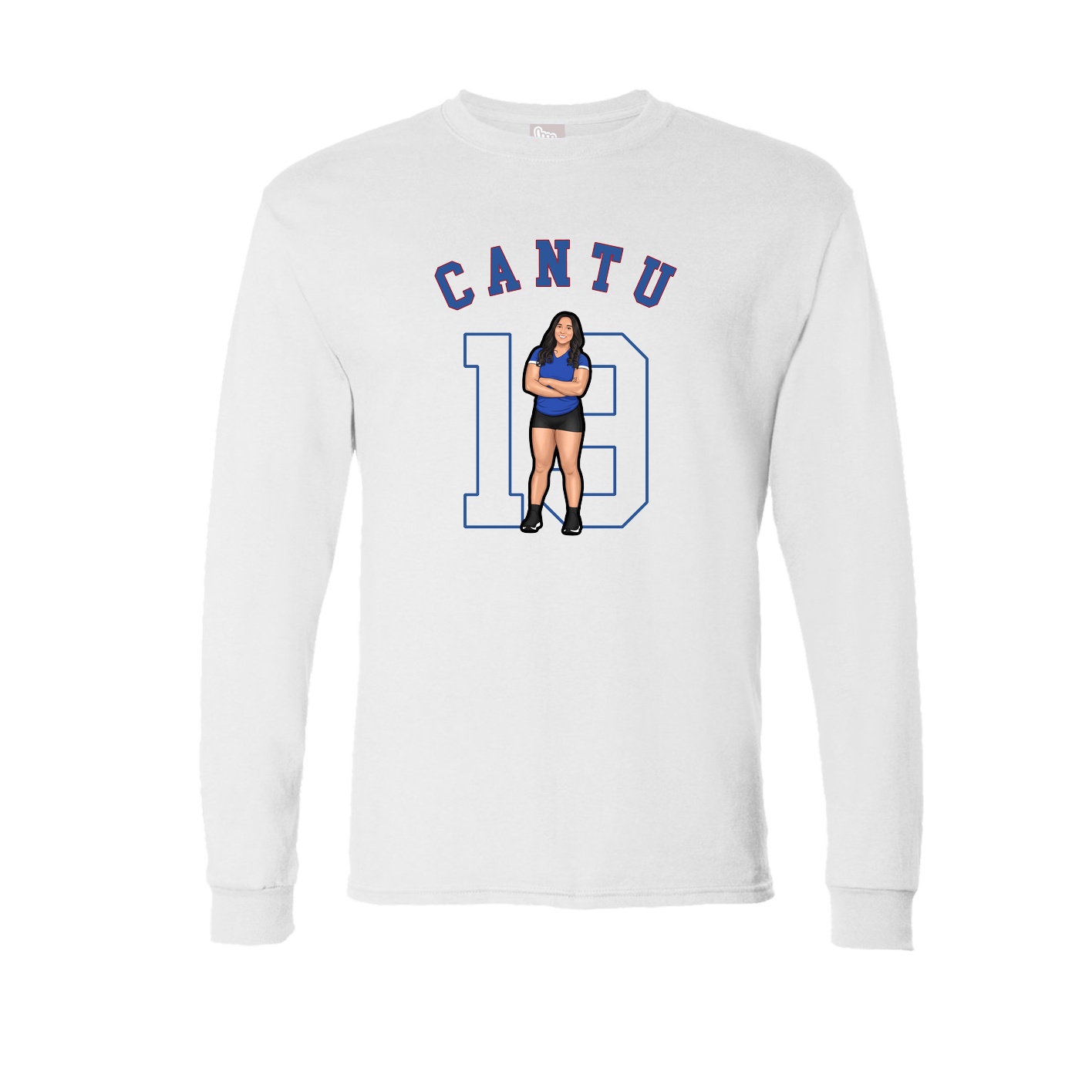 Long Sleeve Tee — Shirsey Arch in White