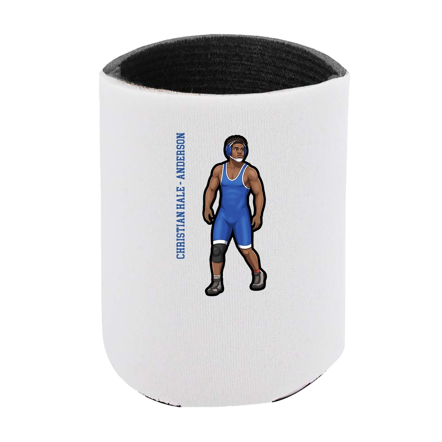 Can Holder — Name Vertical in White