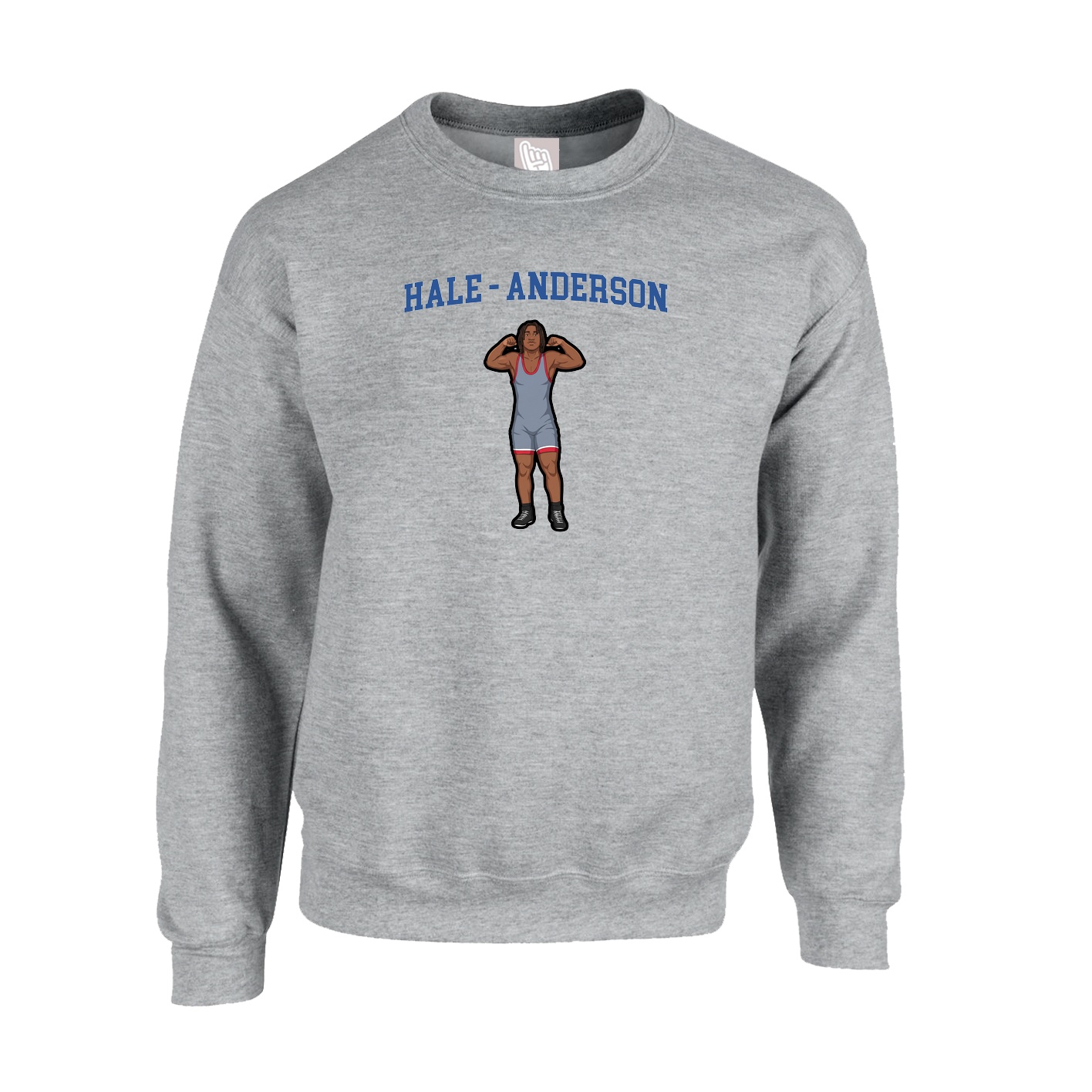 Fleece Crew — Shirsey in Grey