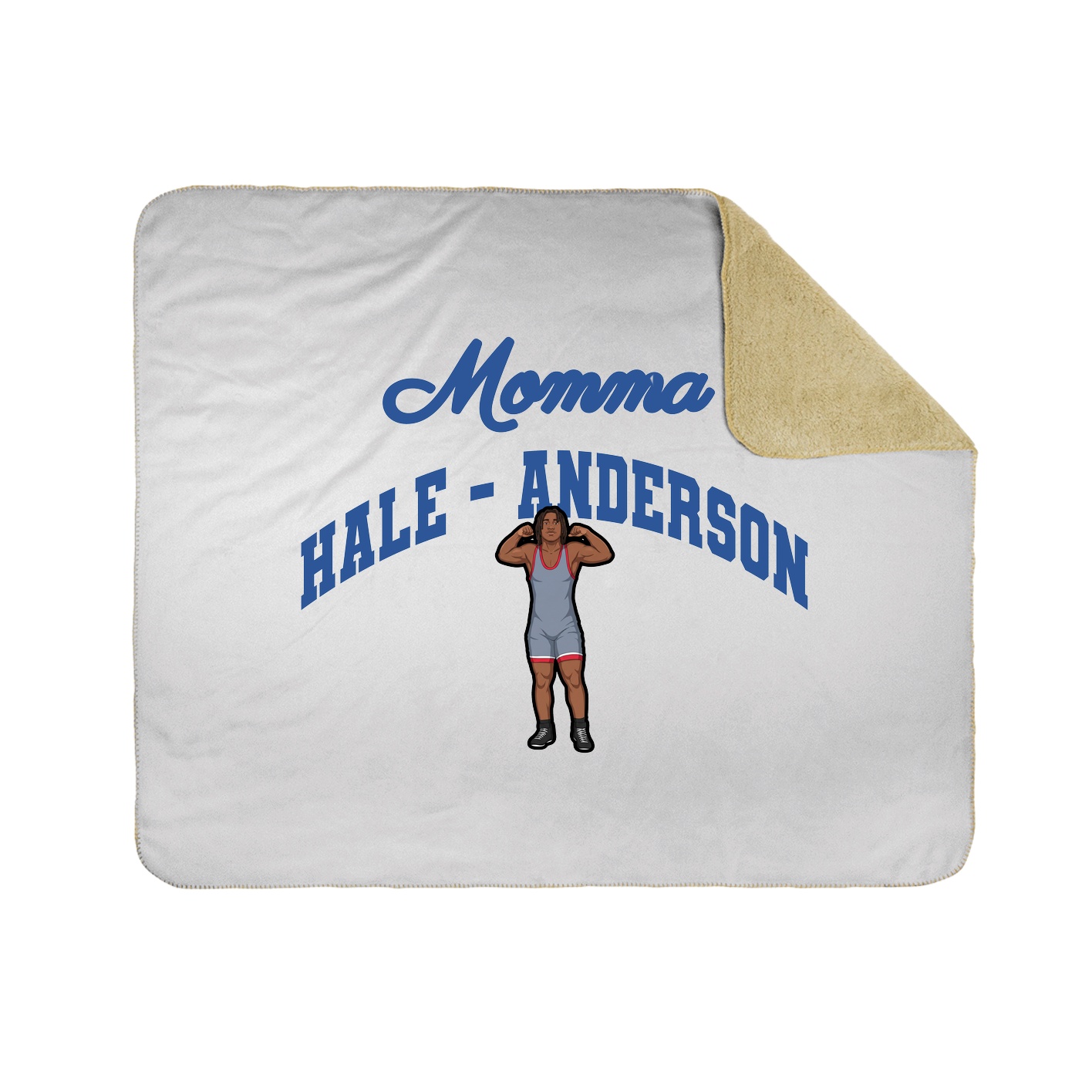 Throw Blanket — Mothers Day Arch in White