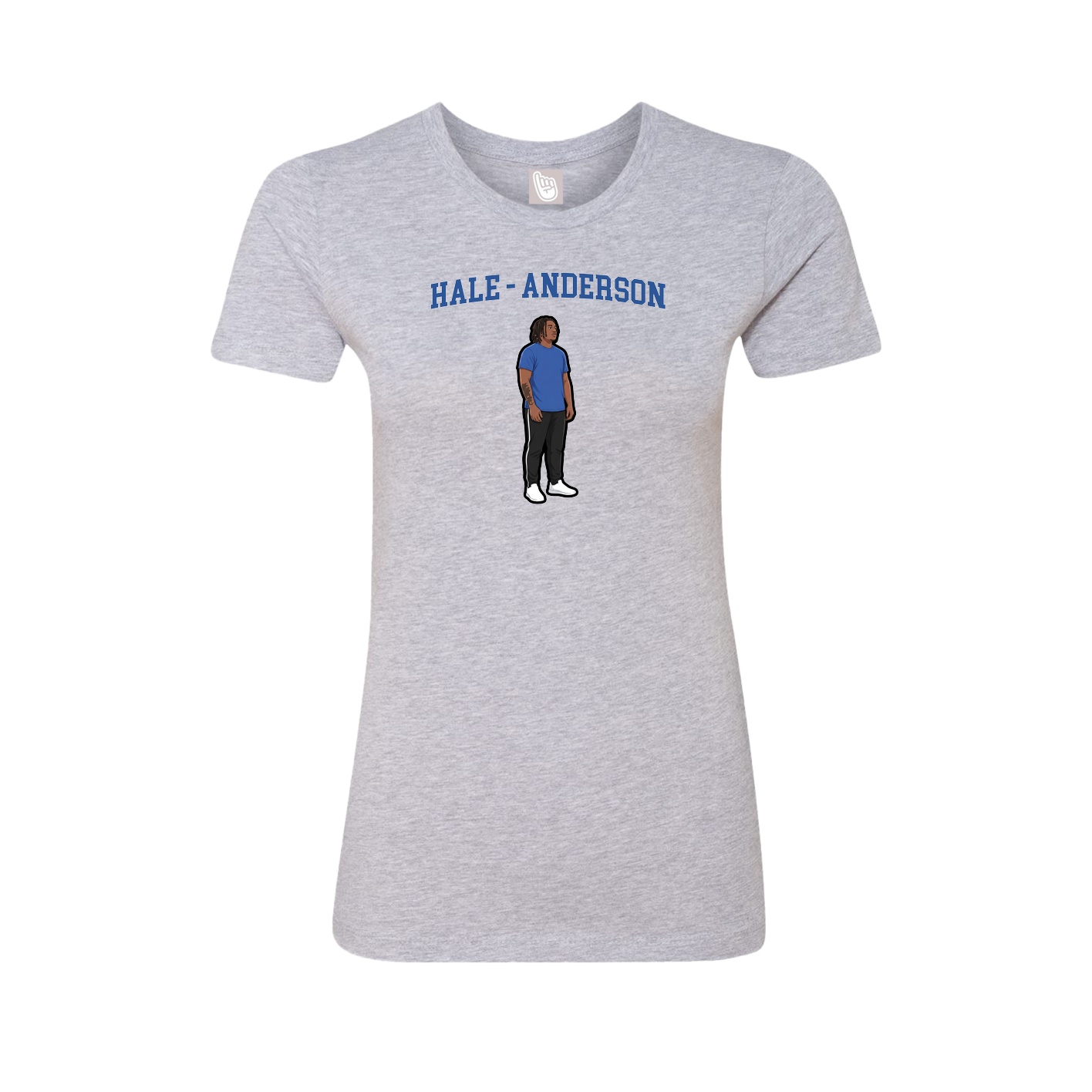 Fitted Women's Tee — Shirsey in Grey