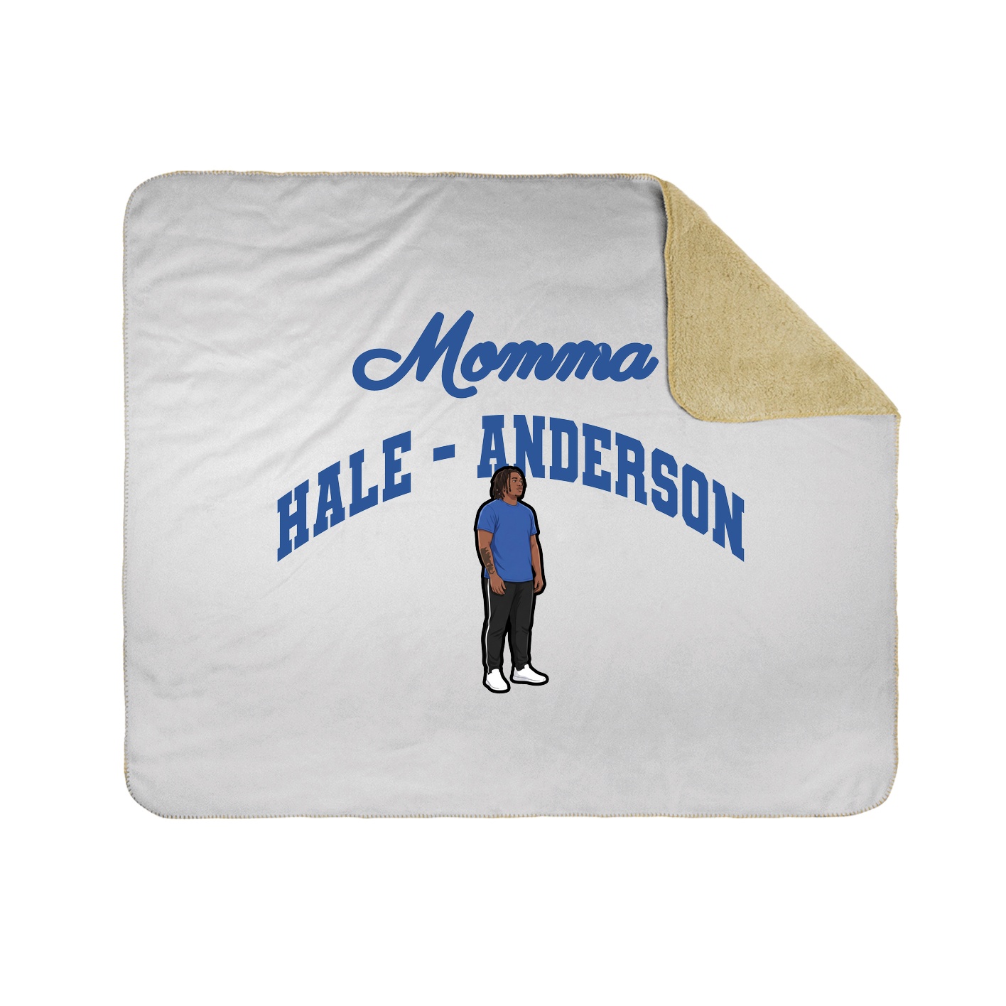 Throw Blanket — Mothers Day Arch in White