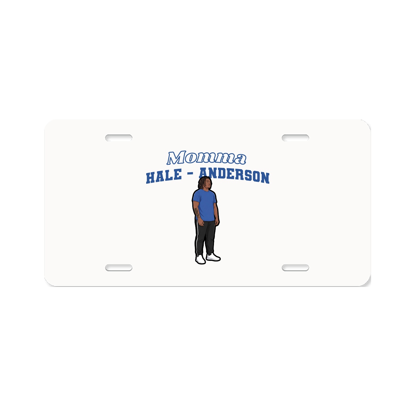 License Plate — Mothers Day Block in Classic