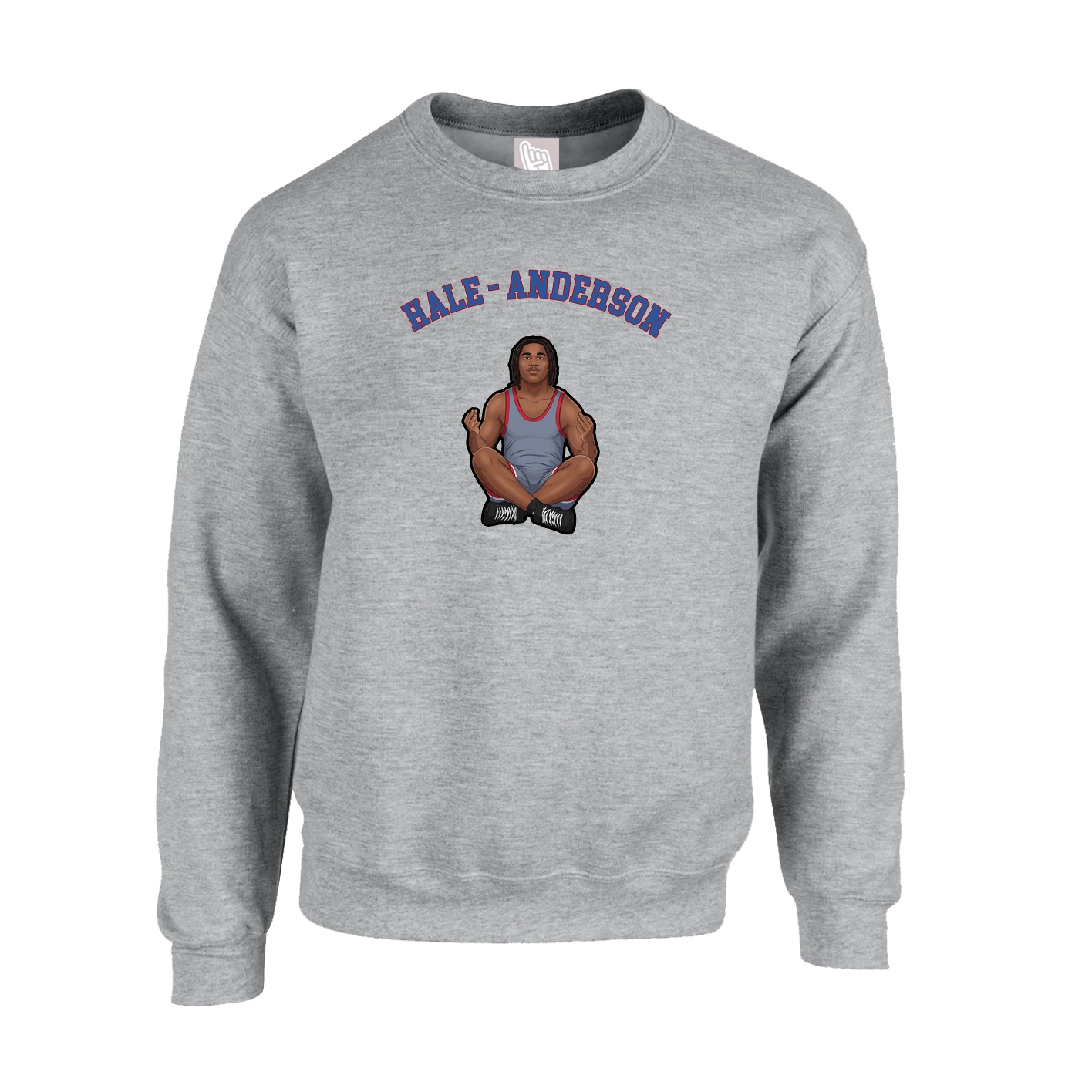 Fleece Crew — Shirsey Arch in Grey