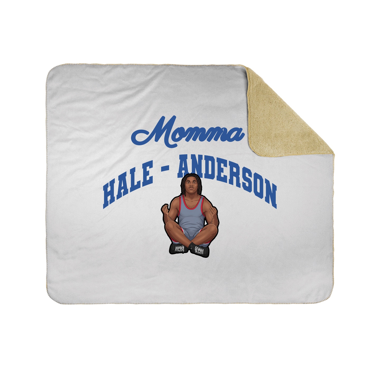 Throw Blanket — Mothers Day Arch in White