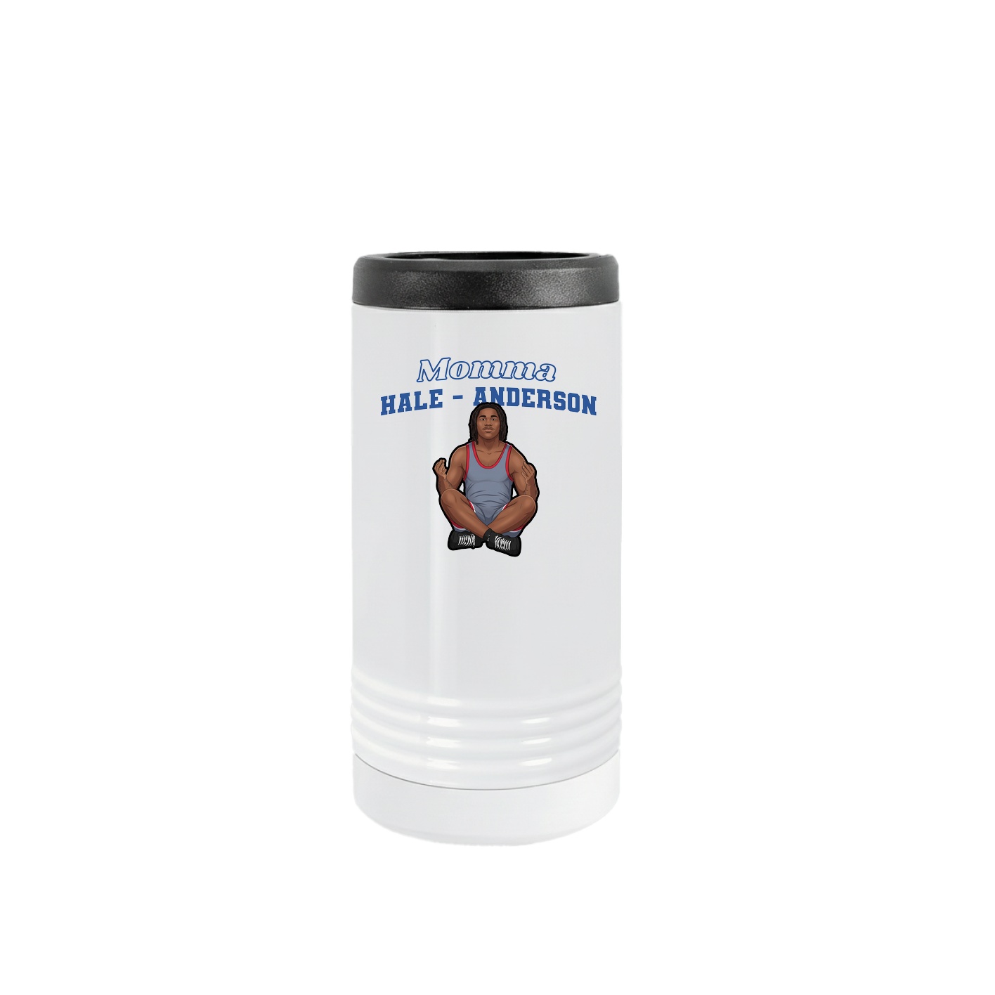 Slim Beverage Holder — Mothers Day Block in White
