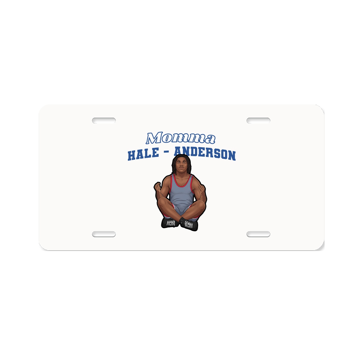 License Plate — Mothers Day Block in Classic