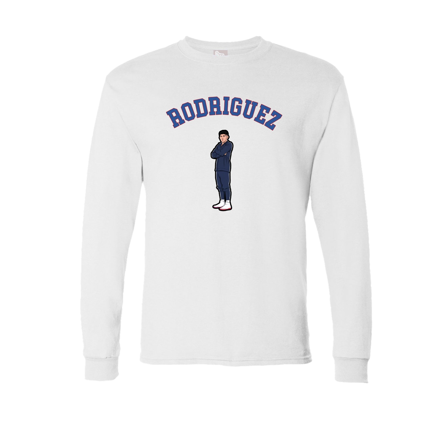 Long Sleeve Tee — Shirsey Arch in White