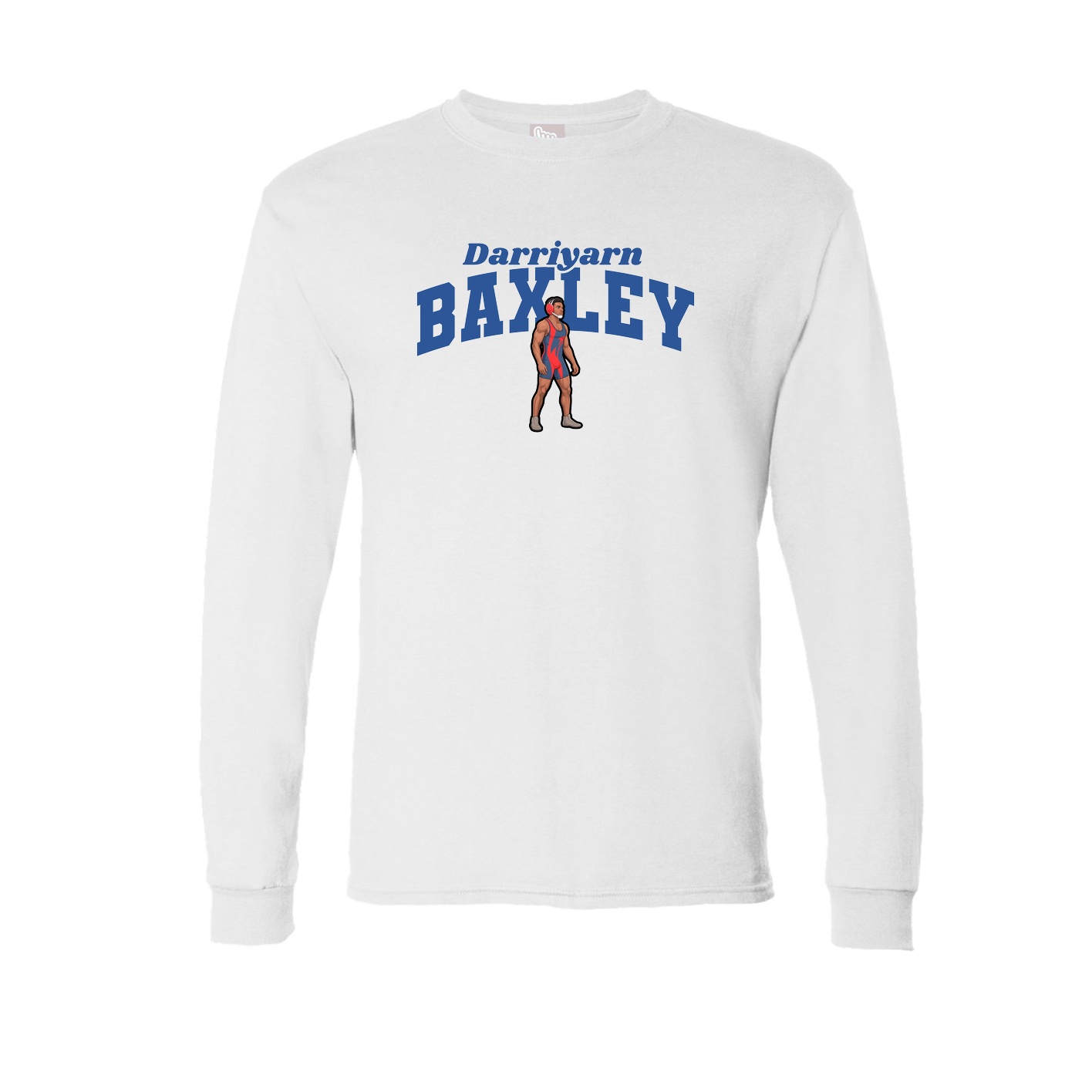 Long Sleeve Tee — Signature Arch in White
