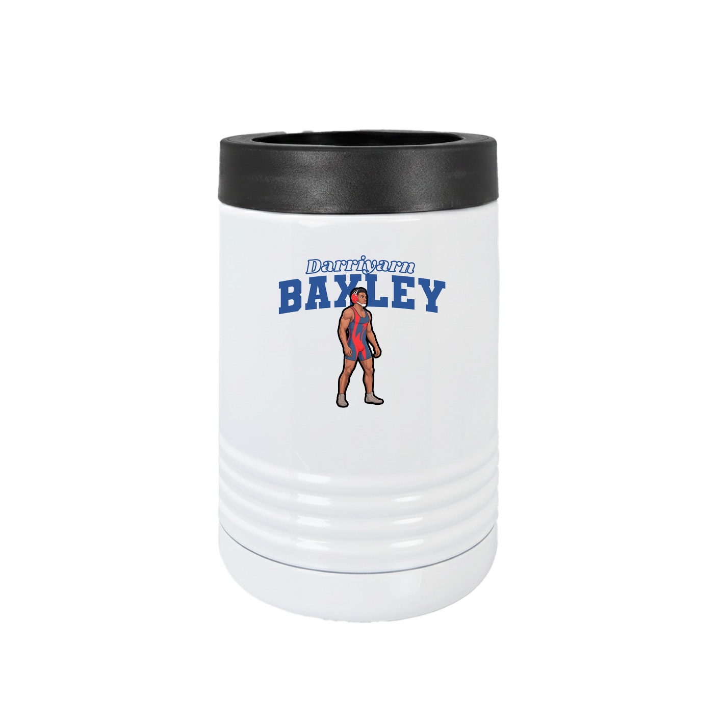 Beverage Holder — Name Arch in White