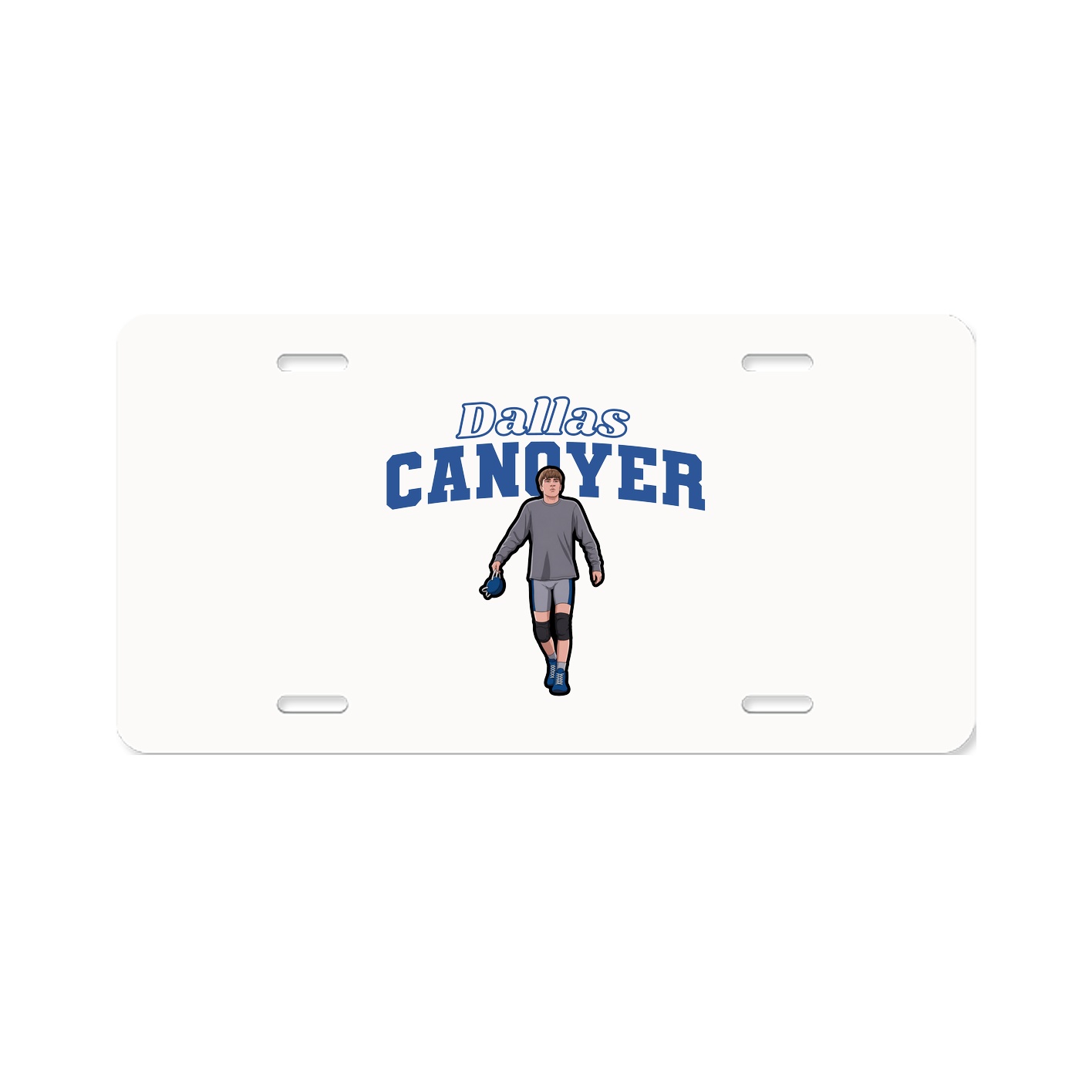License Plate — Name Arch in Classic