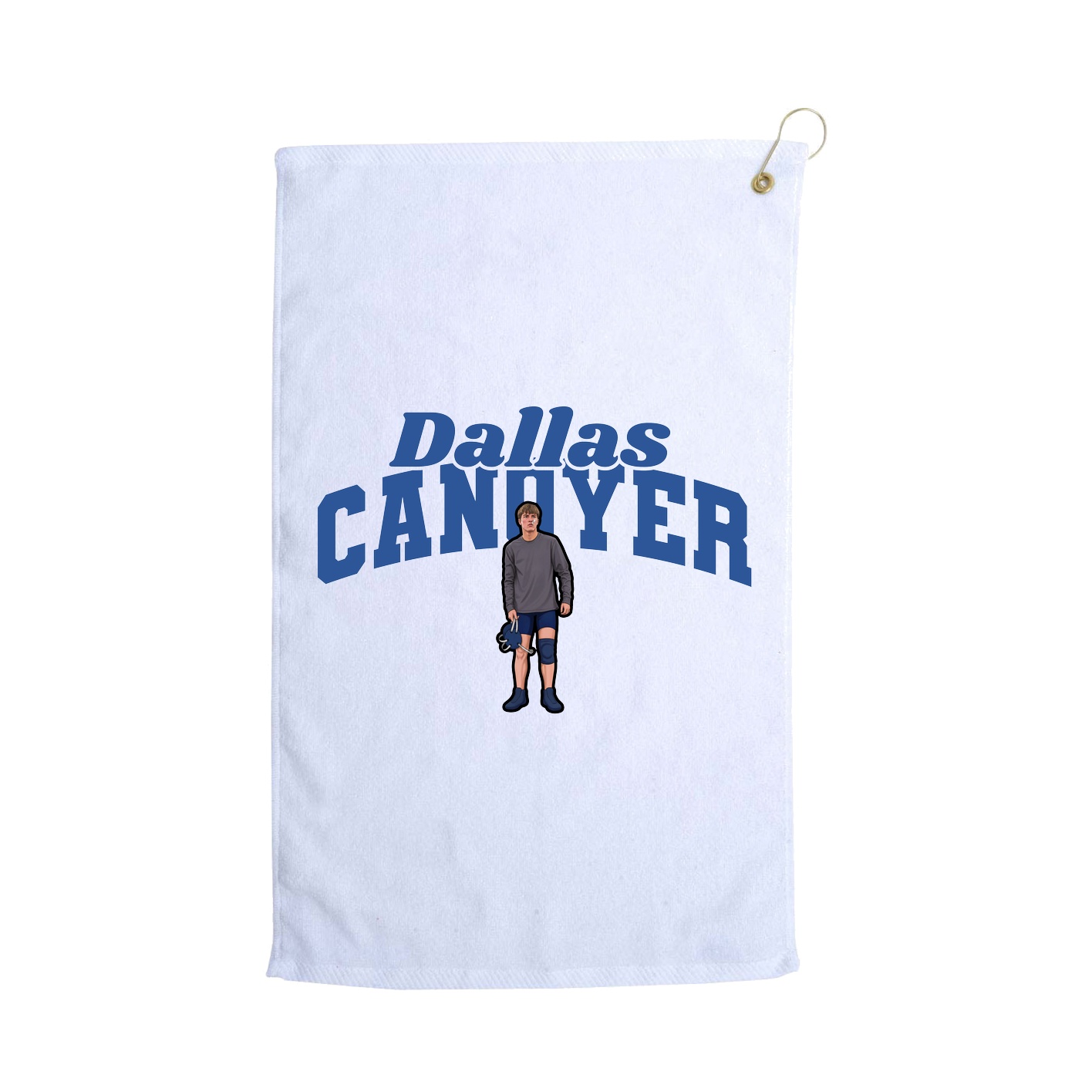 Golf Towel — Signature Arch in White
