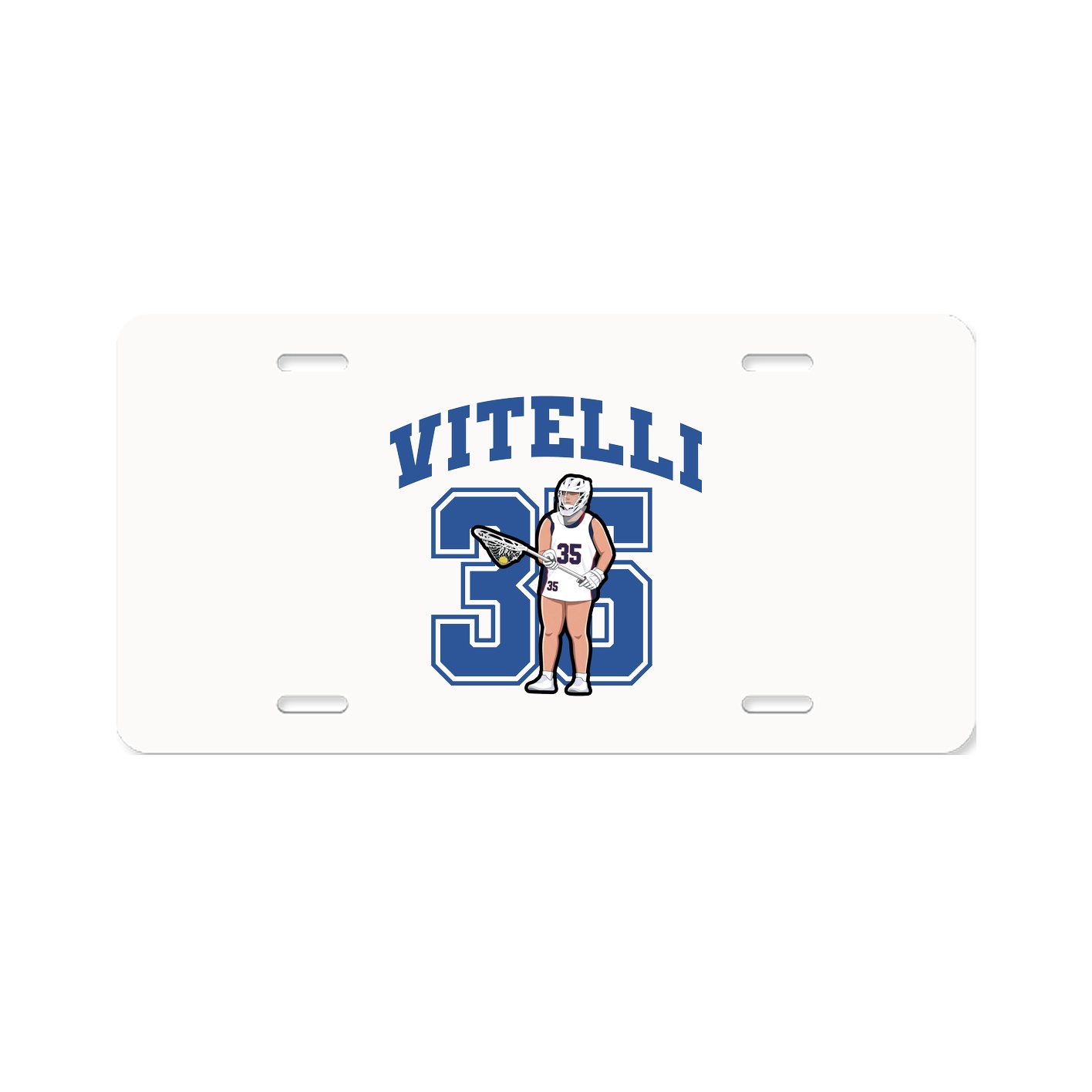 License Plate — Number in Classic
