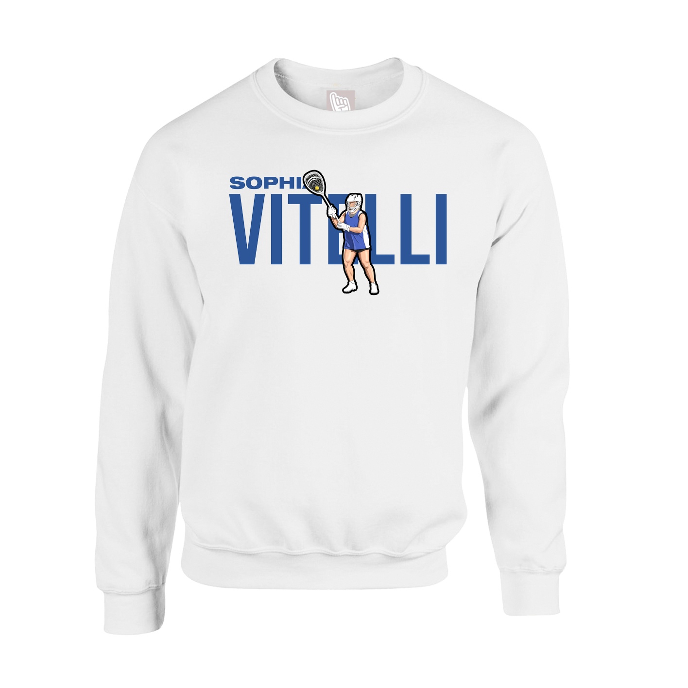 Fleece Crew — Player Name in White