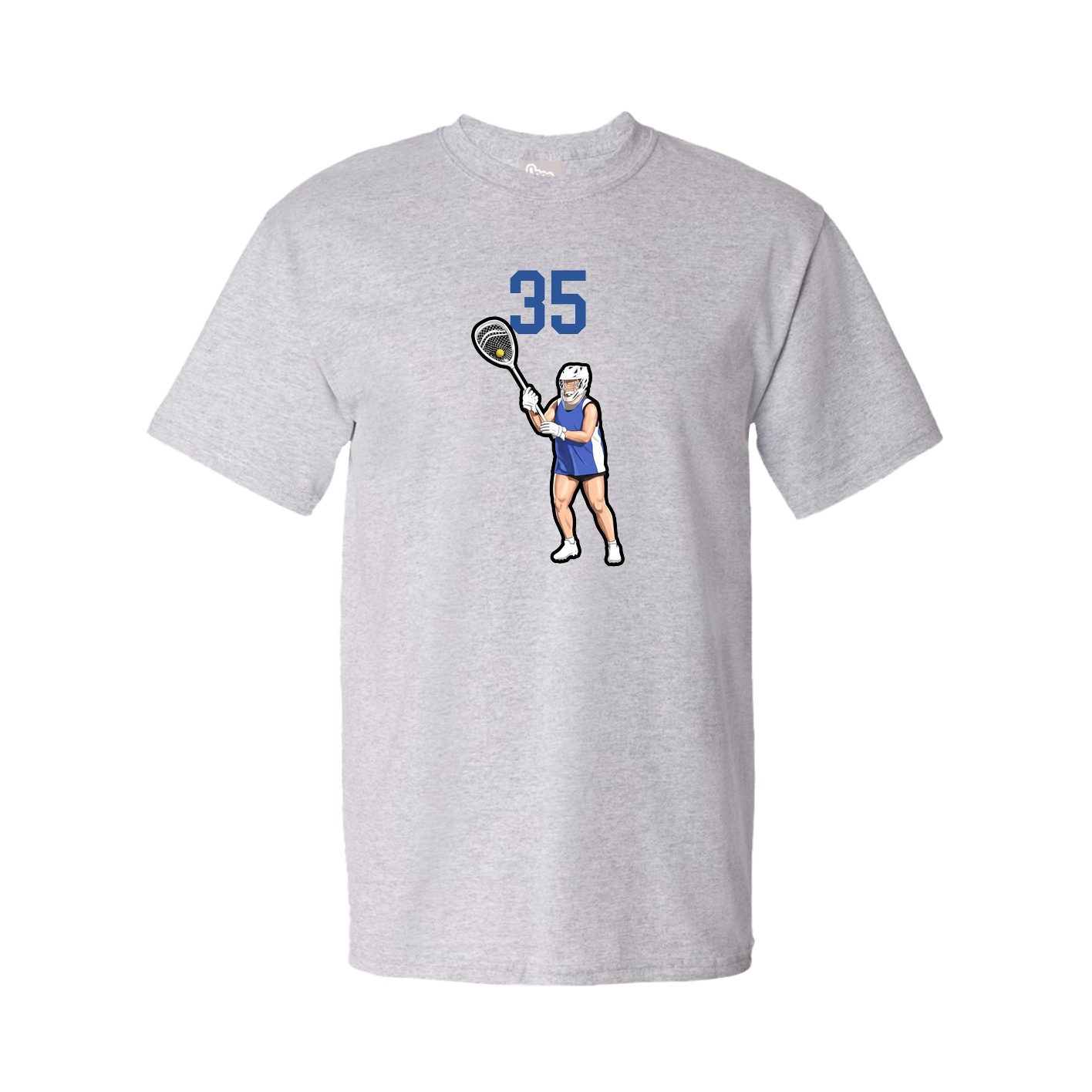 Tee — Number Top in Grey