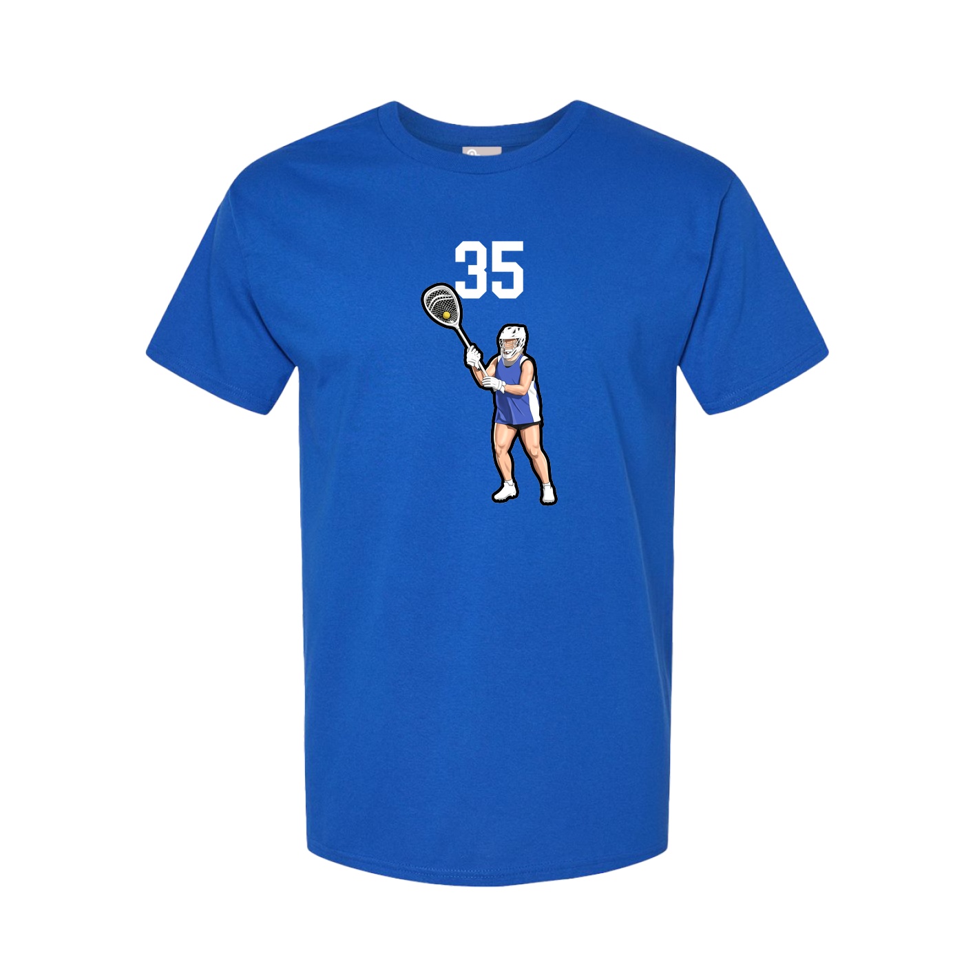 Tee — Number Top in Royal