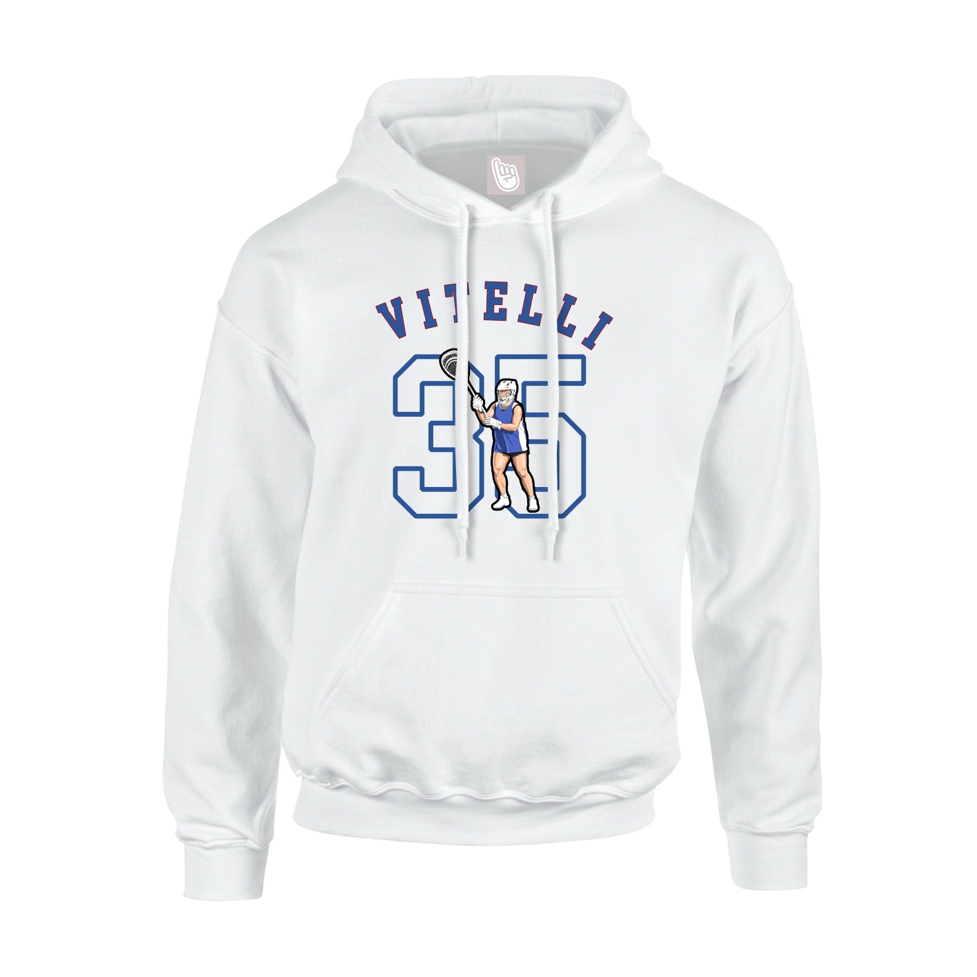 Youth Hoodie — Shirsey Arch in White