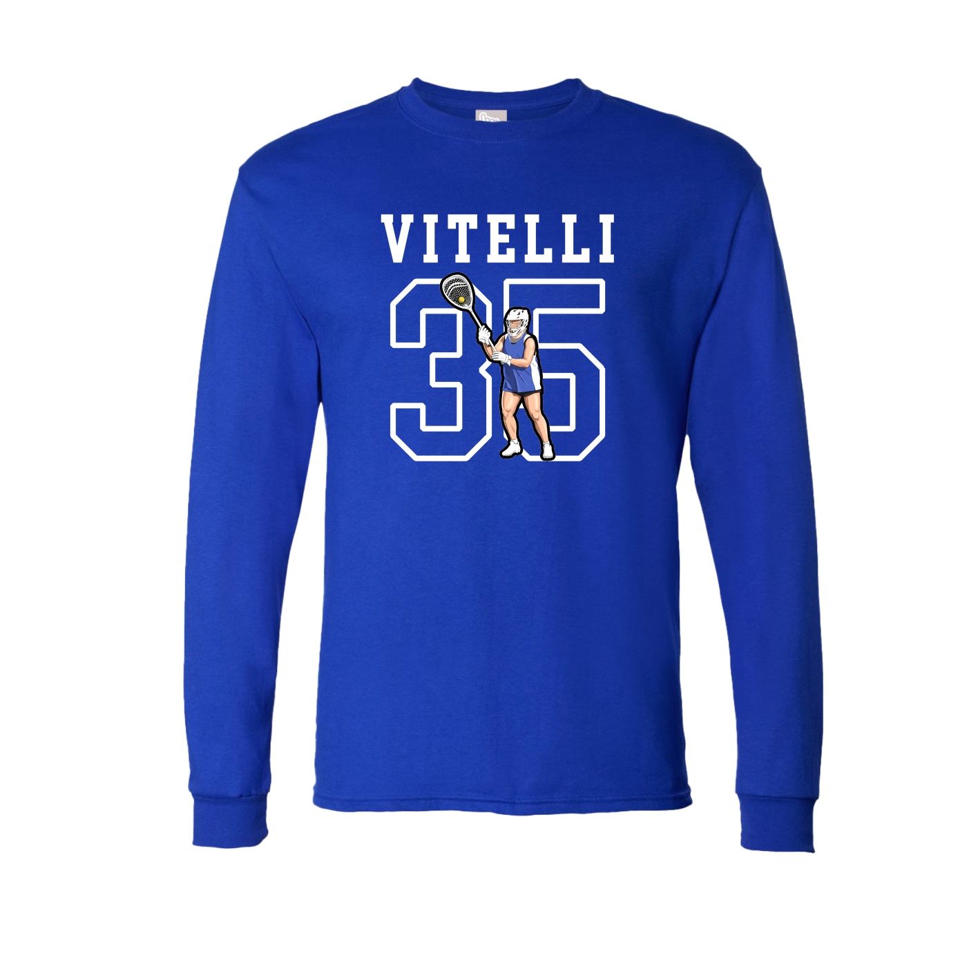 Long Sleeve Tee — Shirsey in Royal