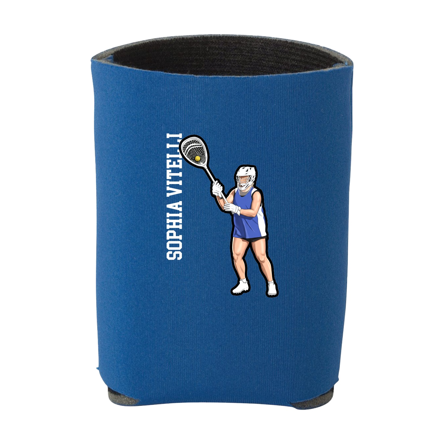 Can Holder — Name Vertical in Royal