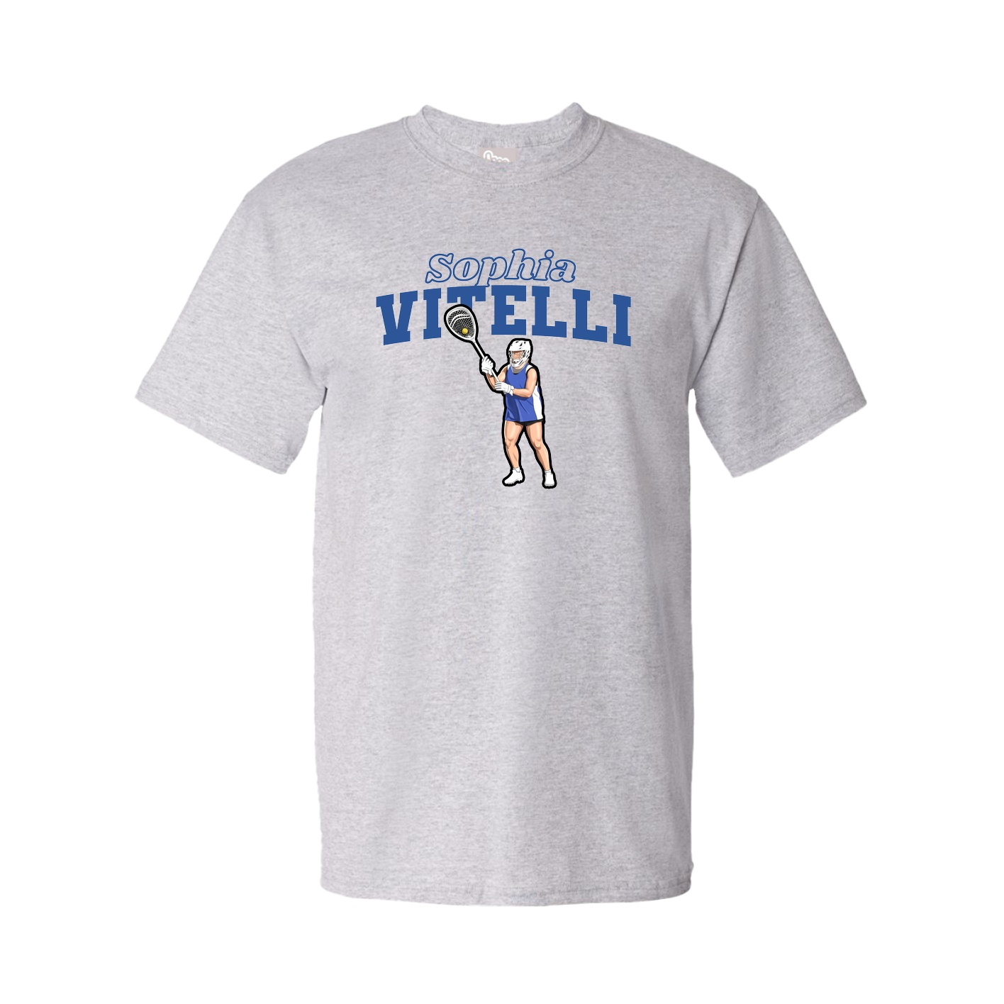 Tee — Name Arch in Grey