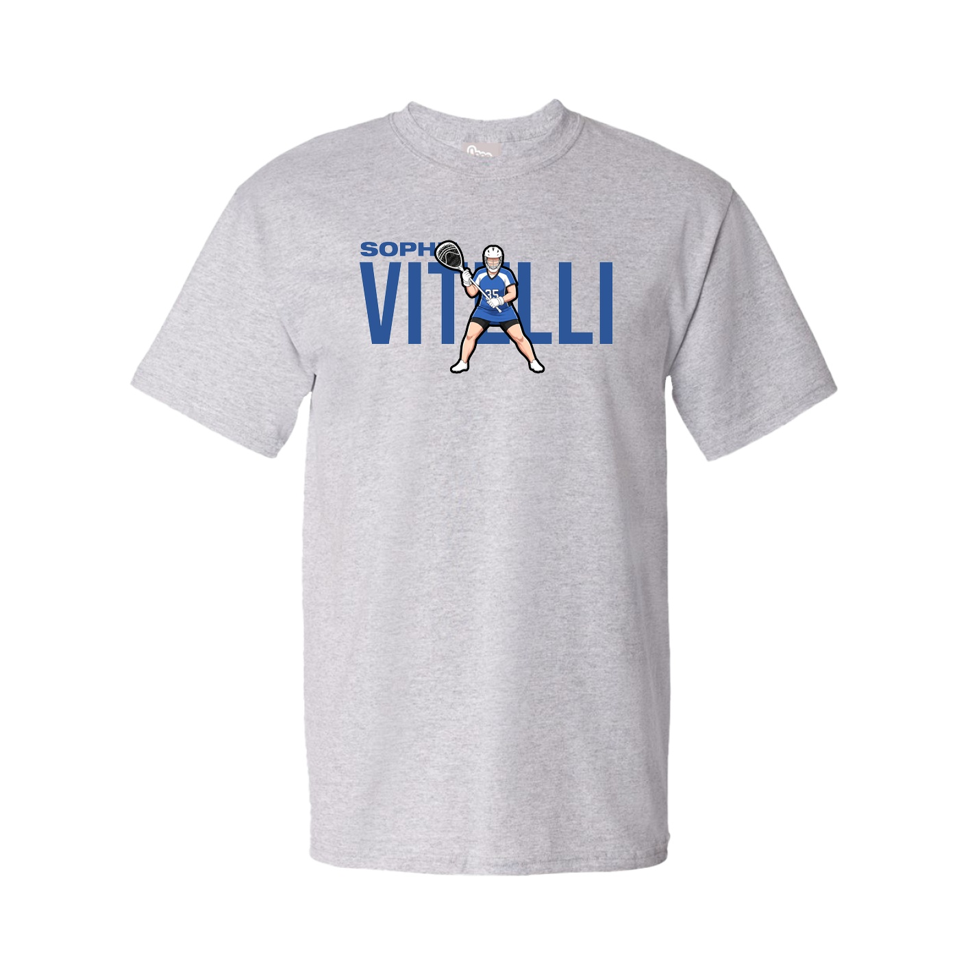 Youth Tee — Player Name in Grey