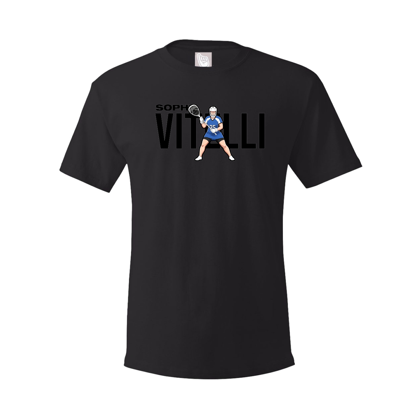 Youth Tee — Player Name in Black