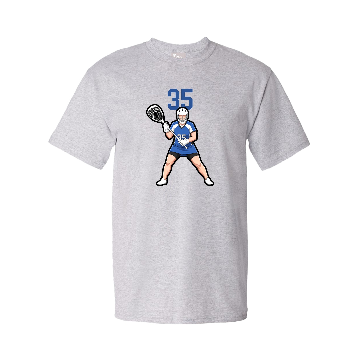 Tee — Number Top in Grey