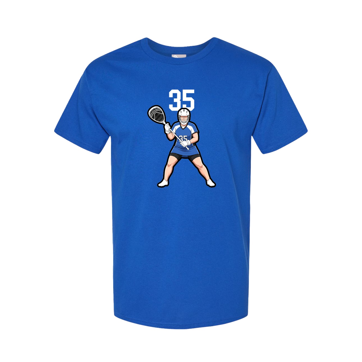 Tee — Number Top in Royal