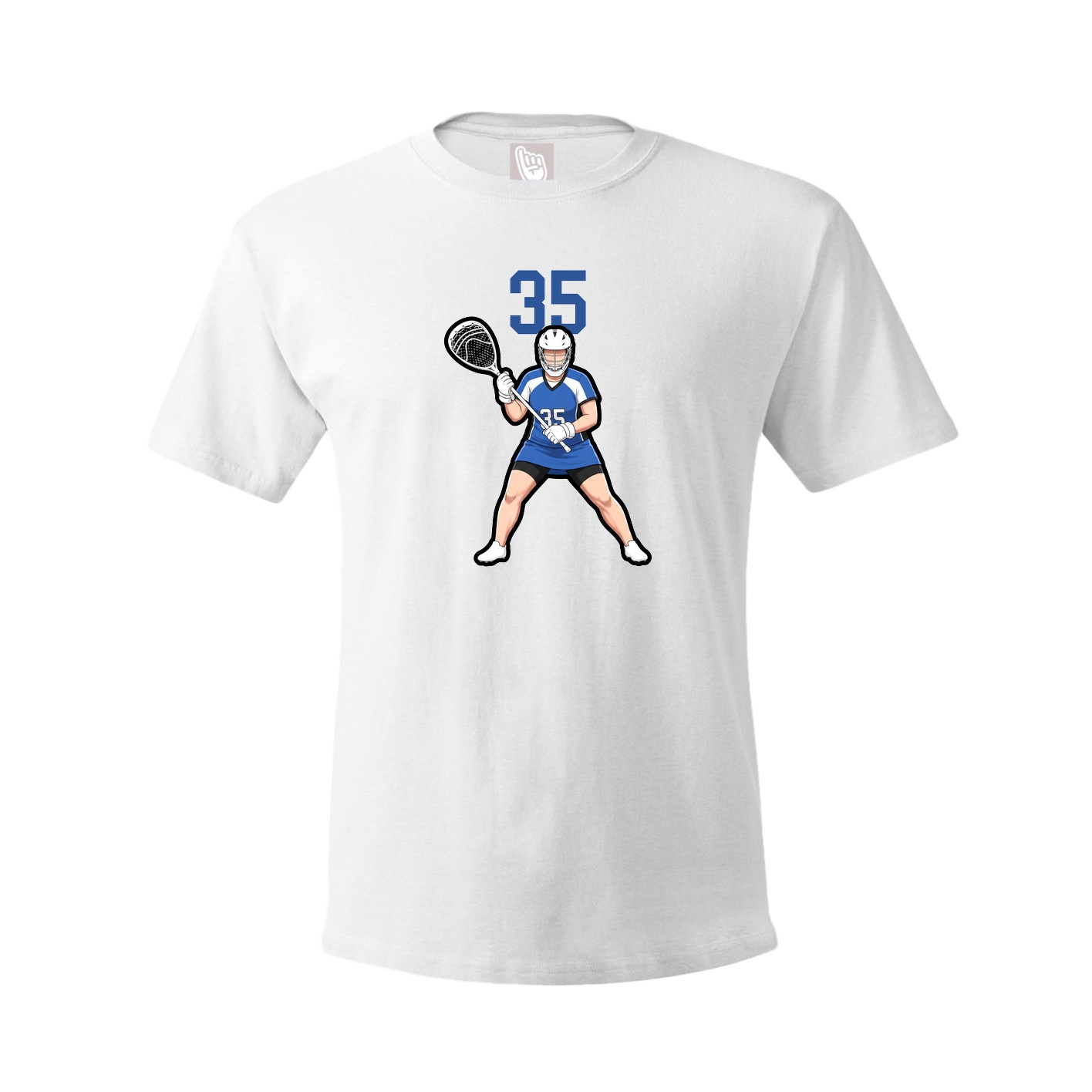 Tee — Number Top in White