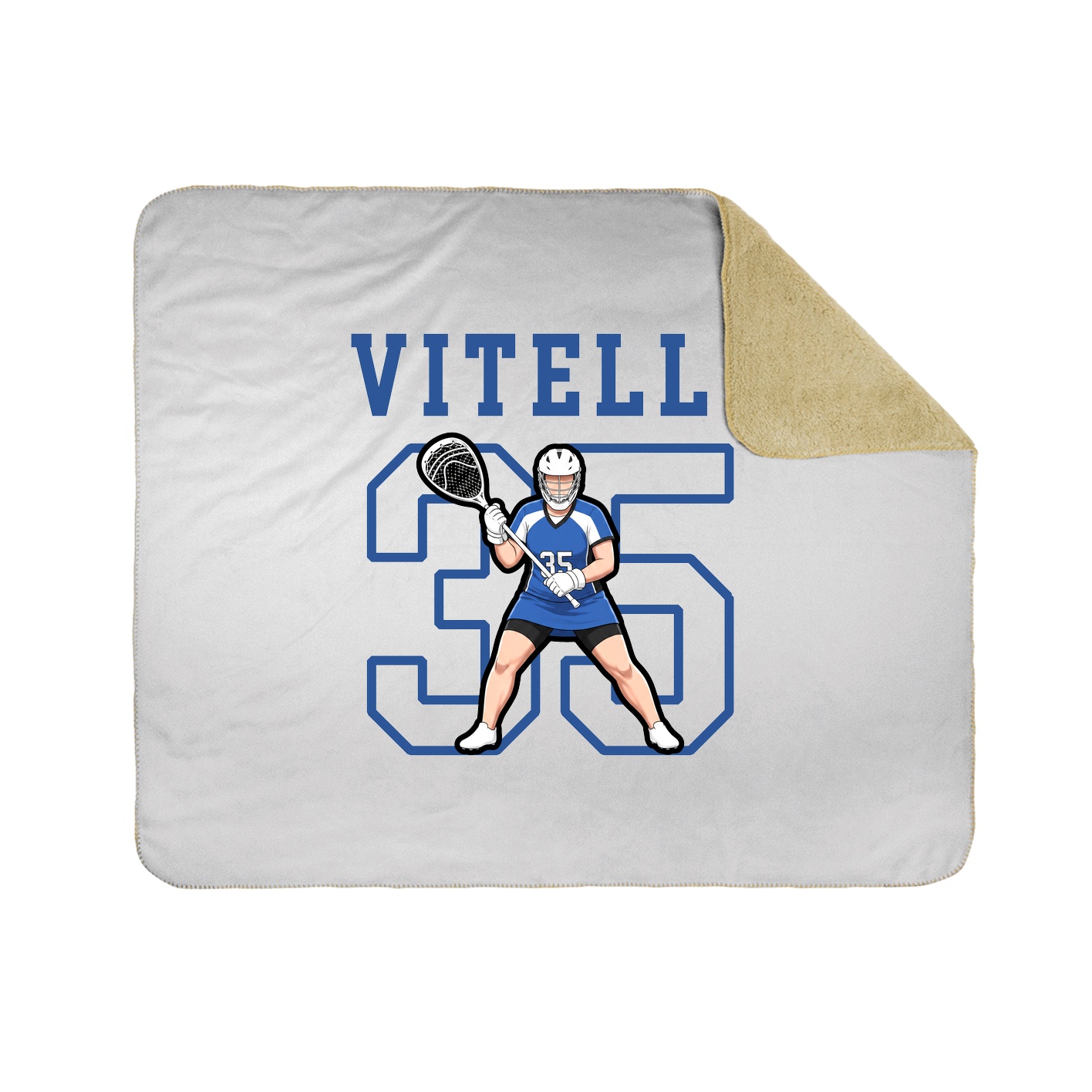 Throw Blanket — Shirsey in White