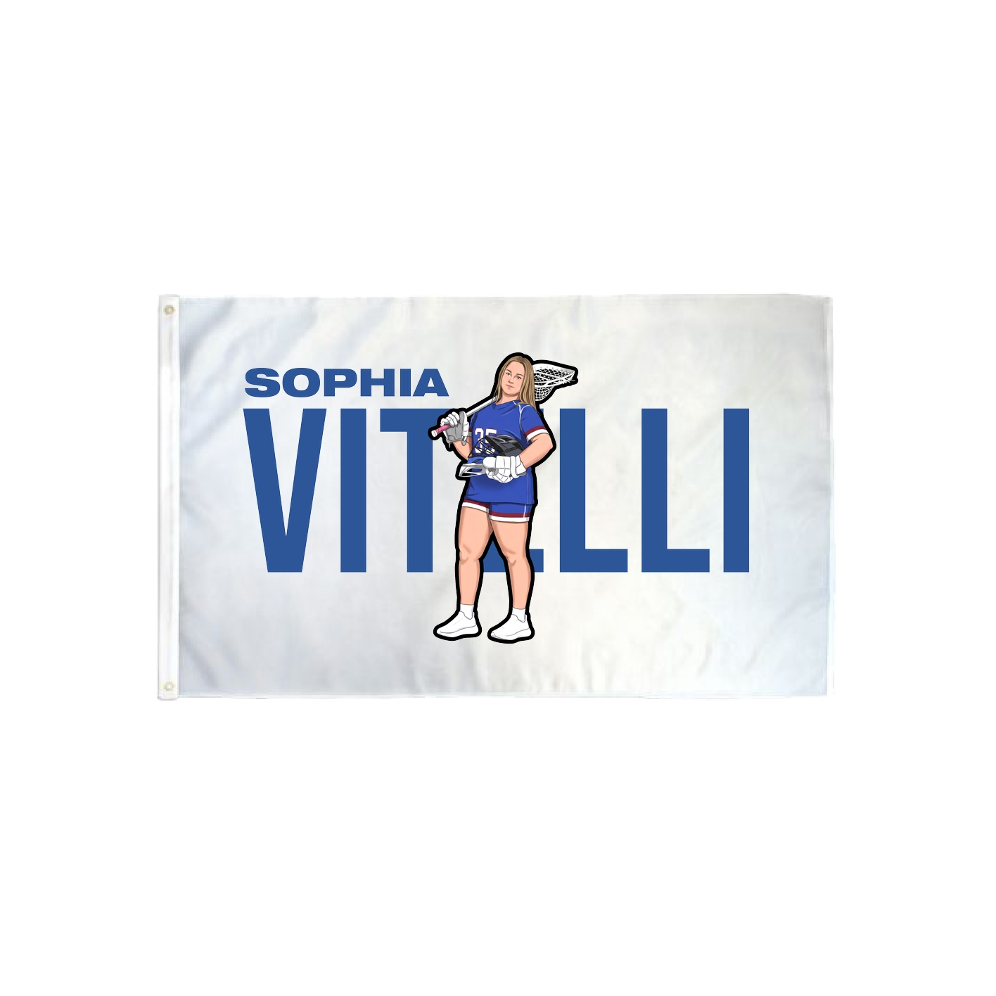 3x5 Flag — Player Name in Classic