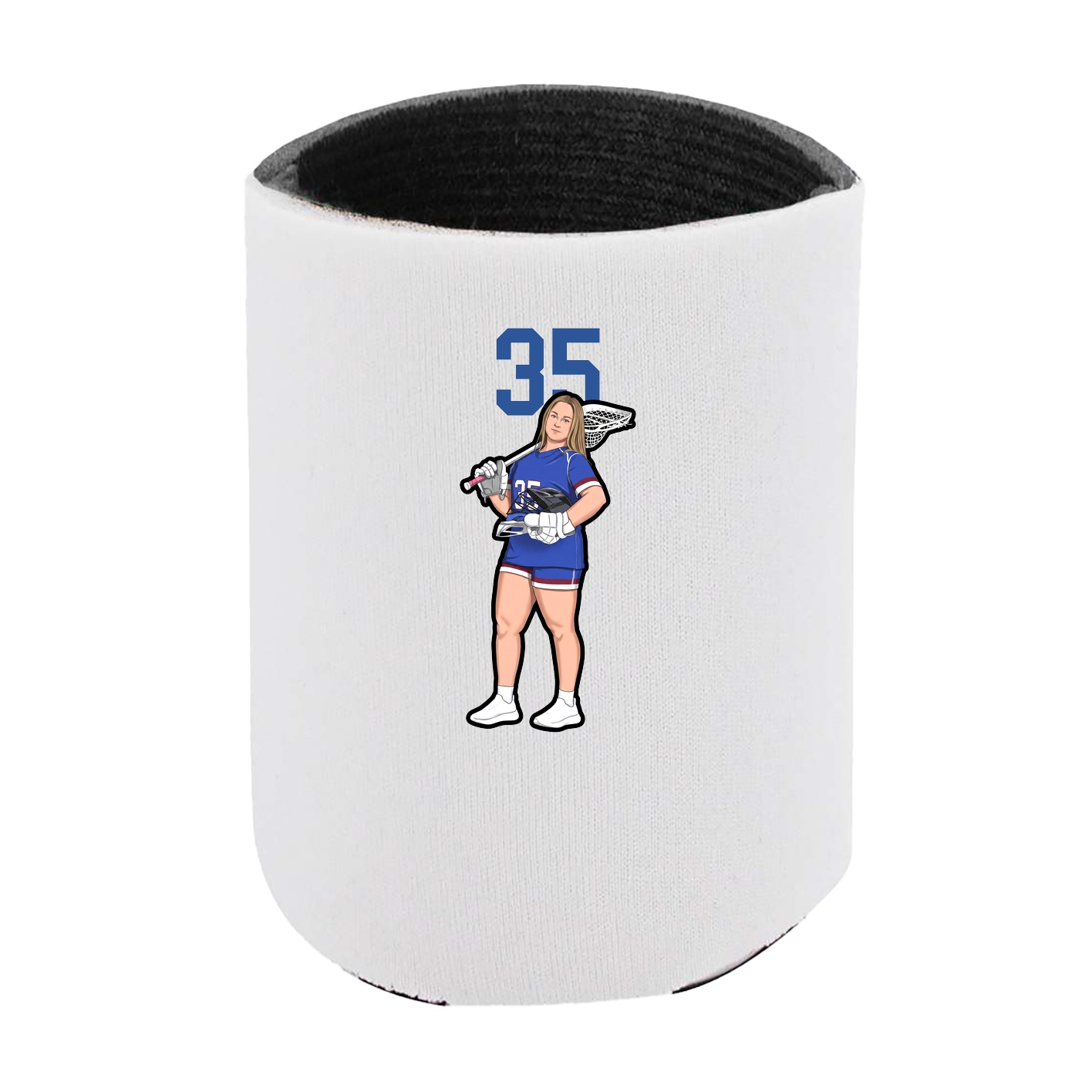 Can Holder — Number Top in White