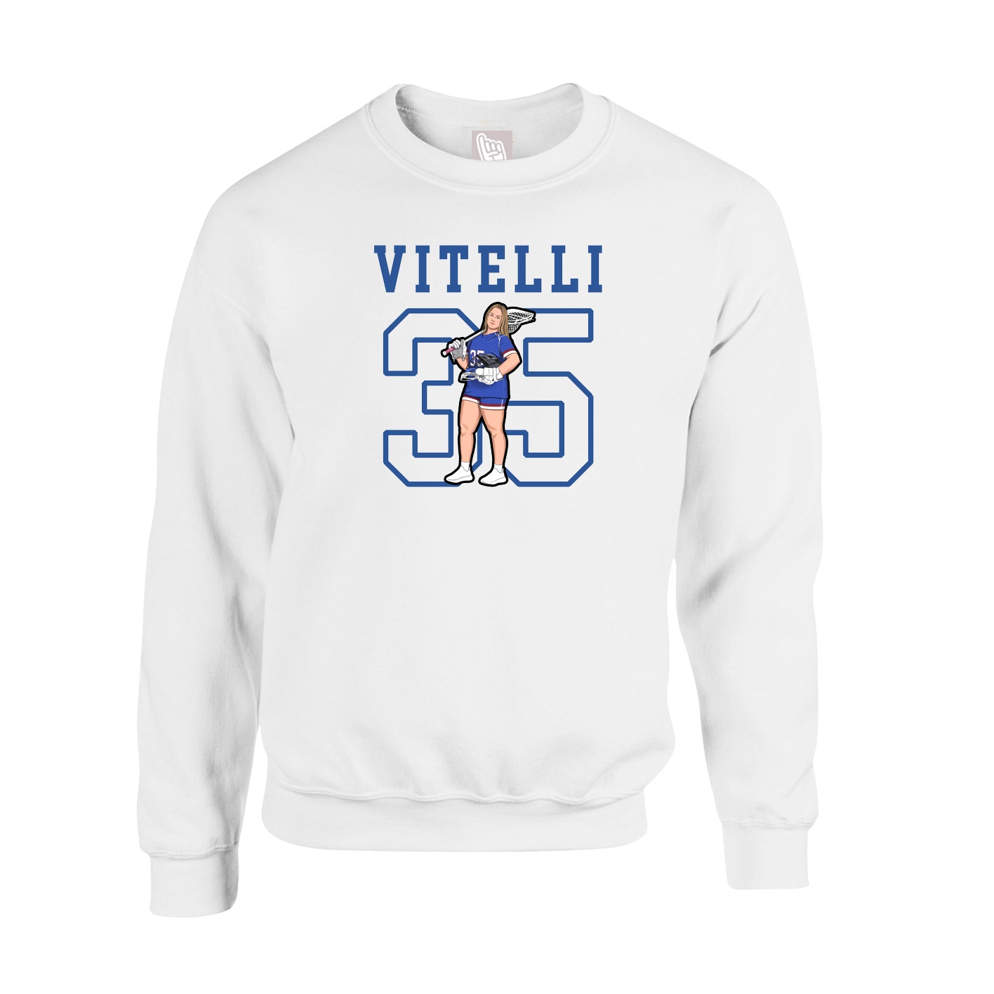 Fleece Crew — Shirsey in White