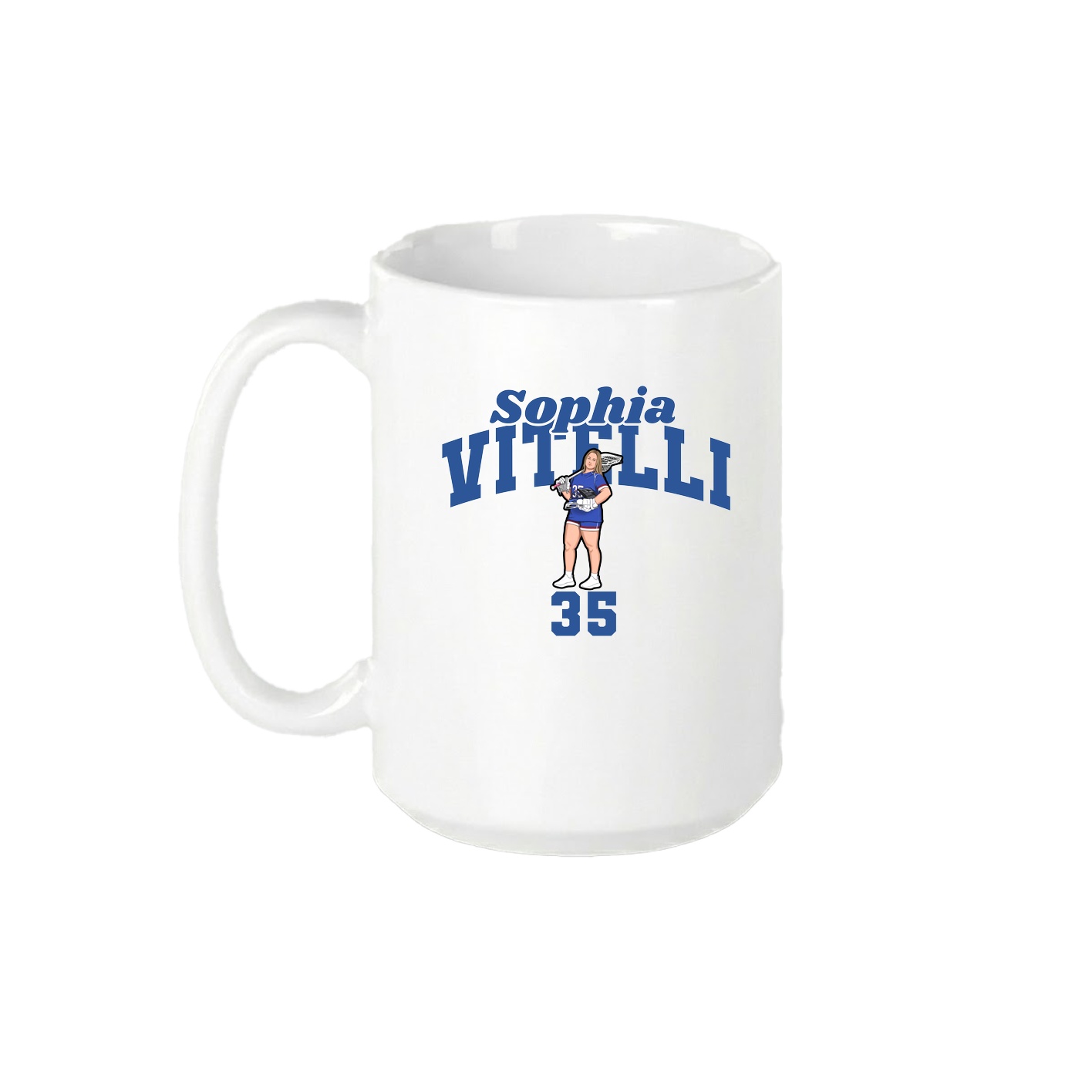 15oz Coffee Mug — Signature Arch in White