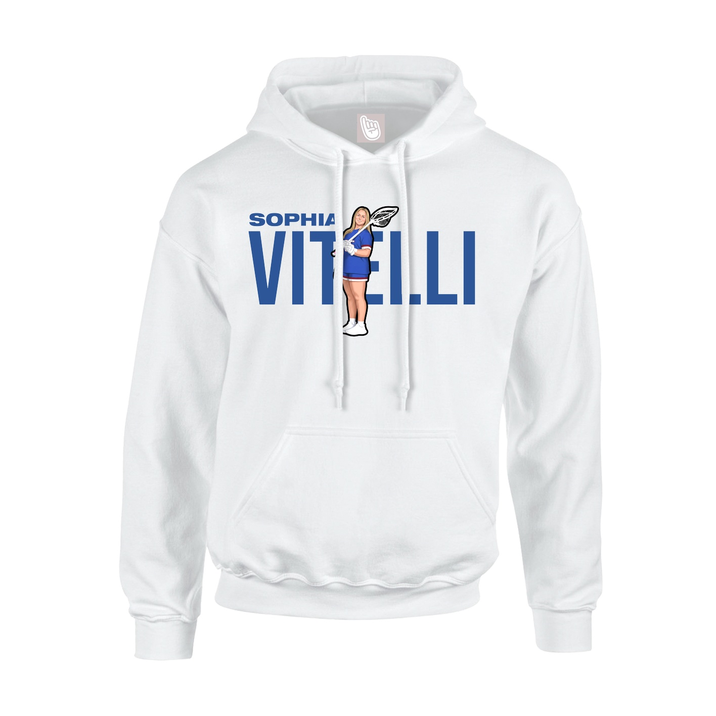 Hoodie — Player Name in White