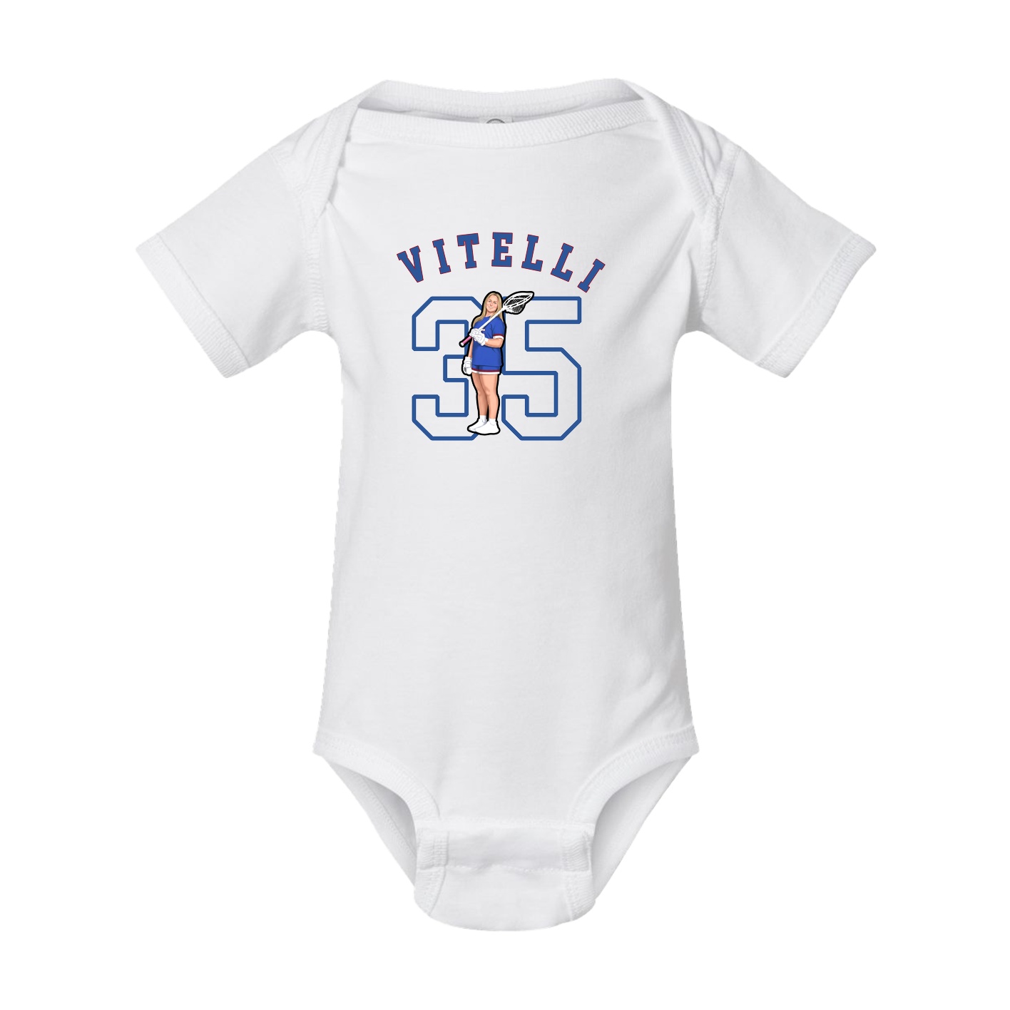 Baby Onesie — Shirsey Arch in White