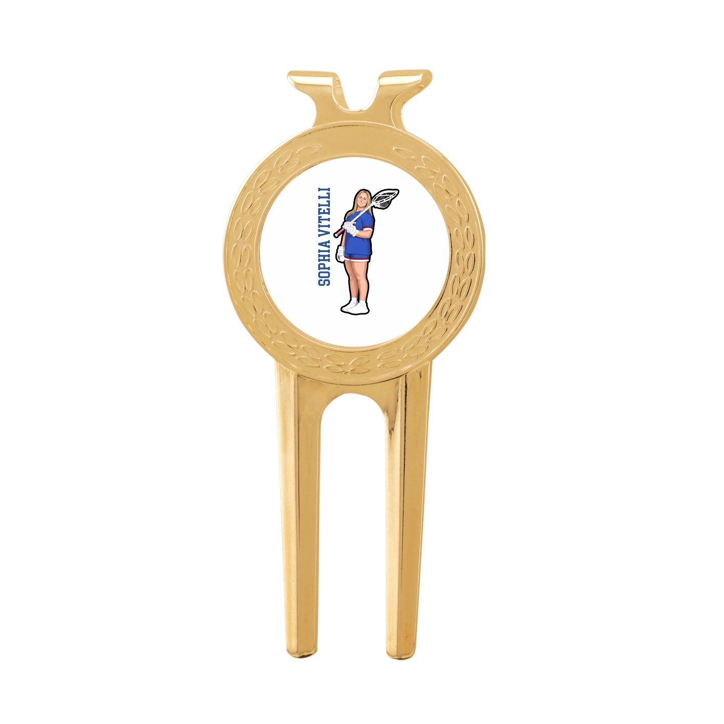 Divot Tool with Ball Marker — Name Vertical in Classic