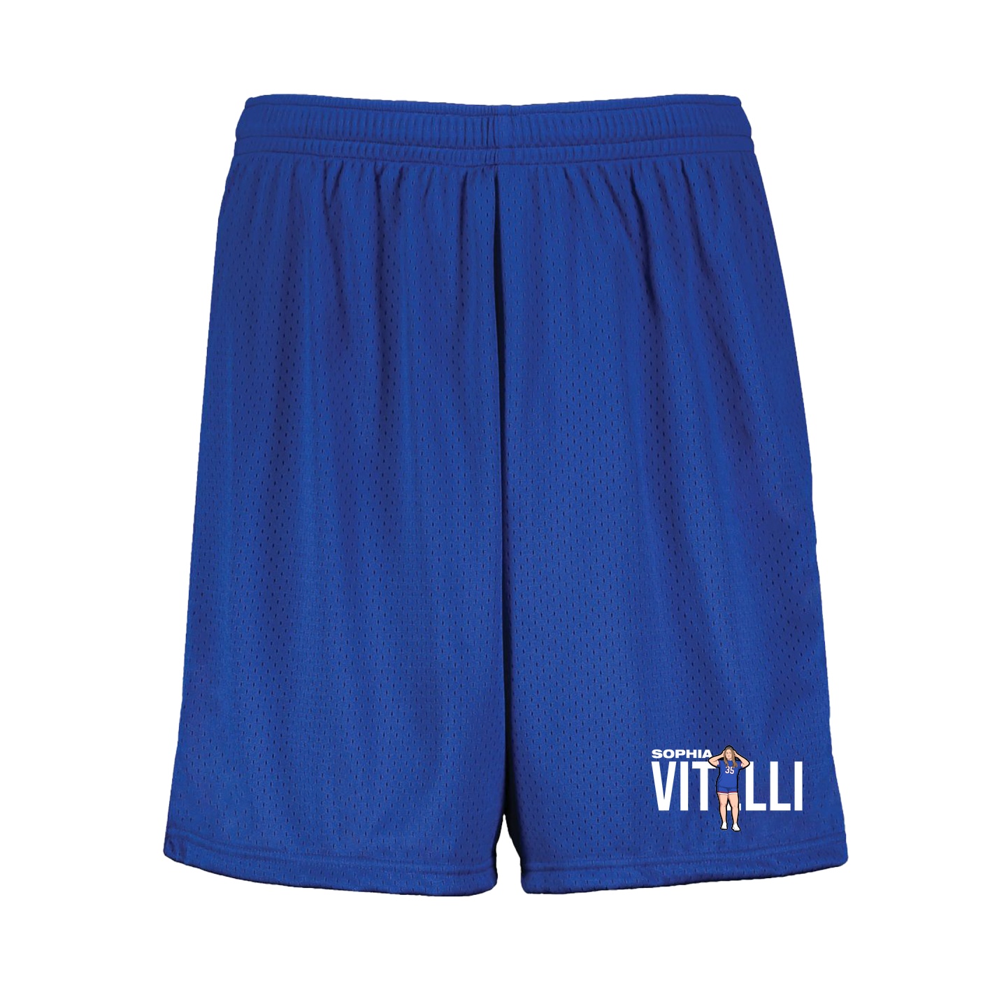 Shorts — Player Name in Royal