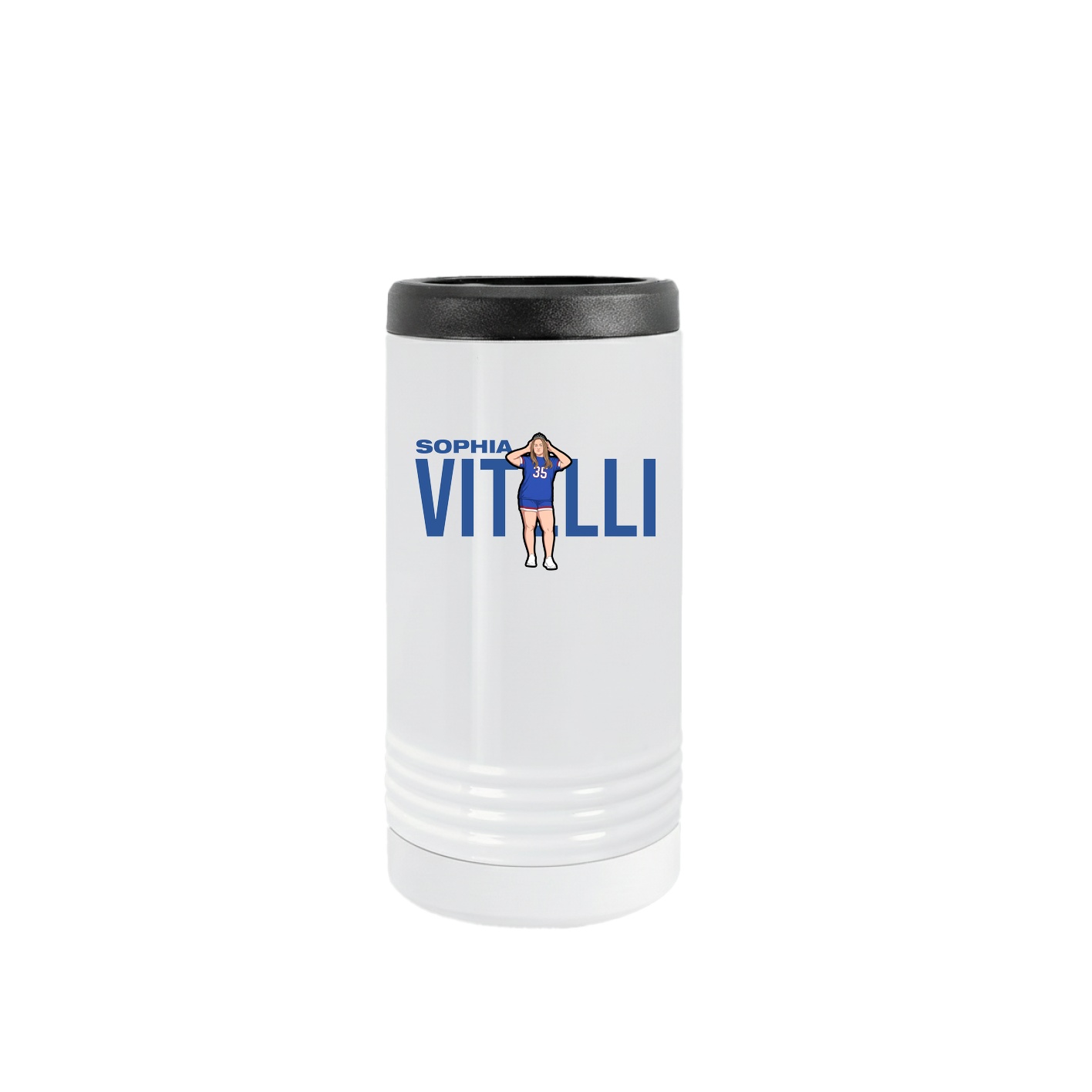 Slim Beverage Holder — Player Name in White