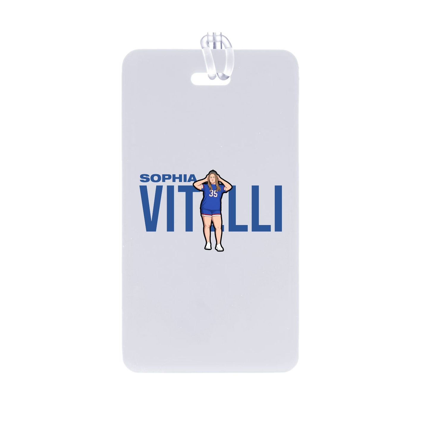 Bag Tag — Player Name in Classic