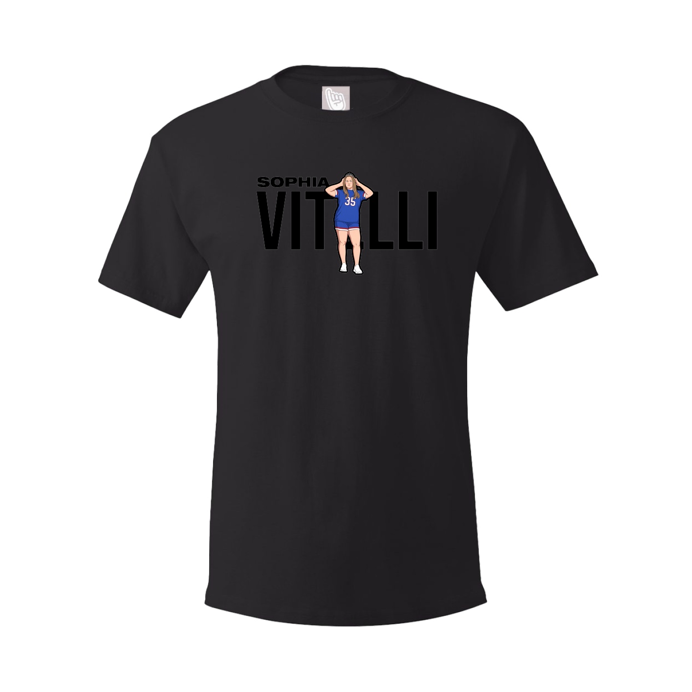 Youth Tee — Player Name in Black