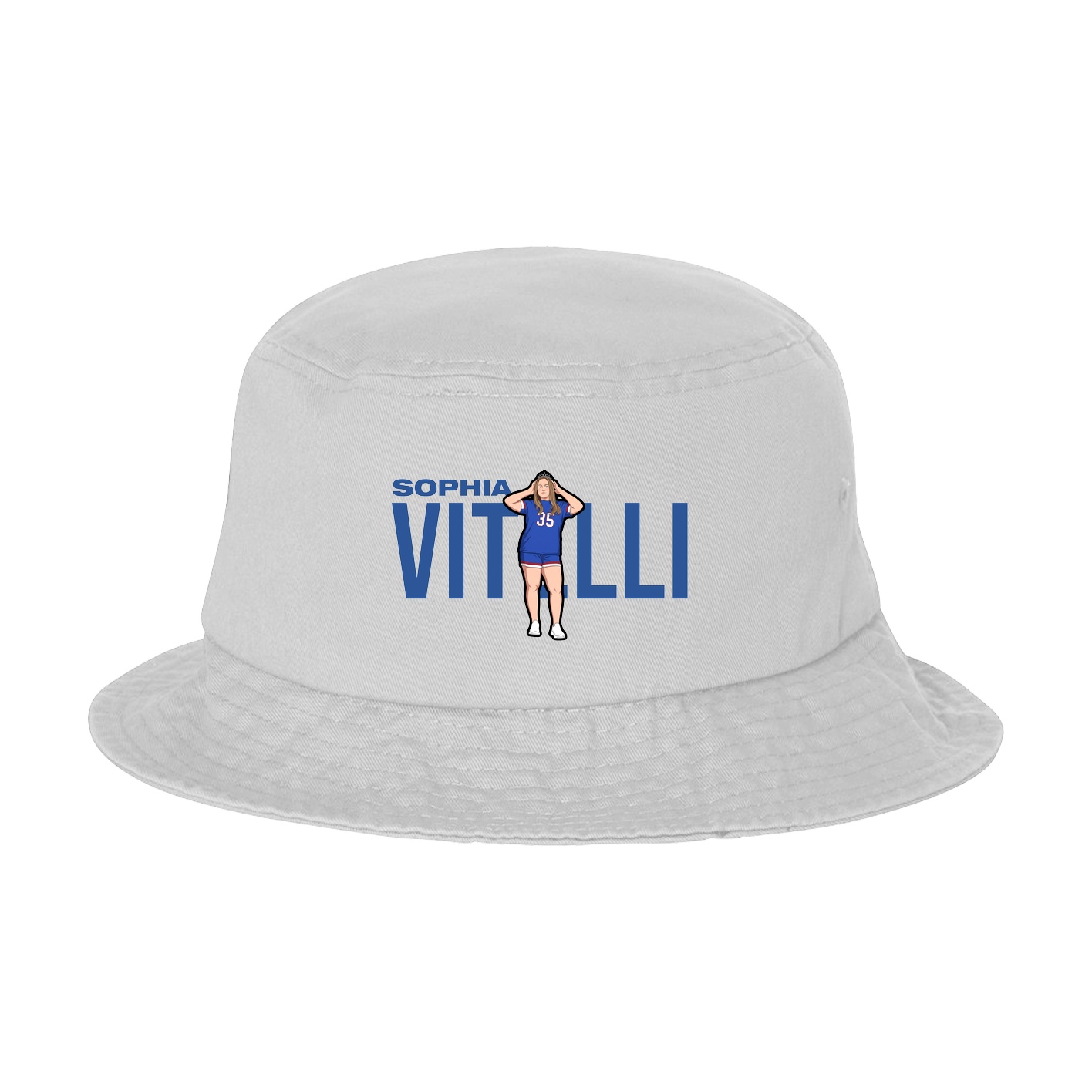 Bucket Cap — Player Name in White