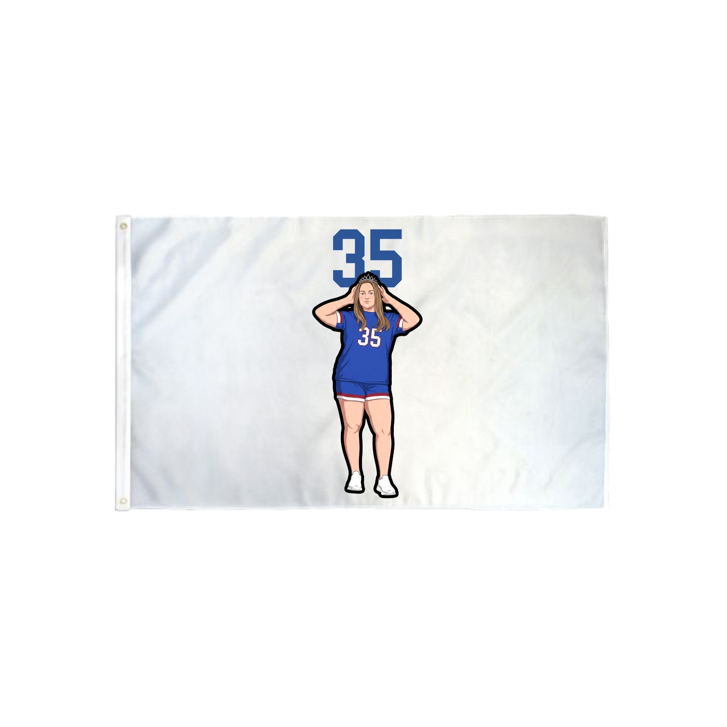 3x5 Flag — Number Top in Classic