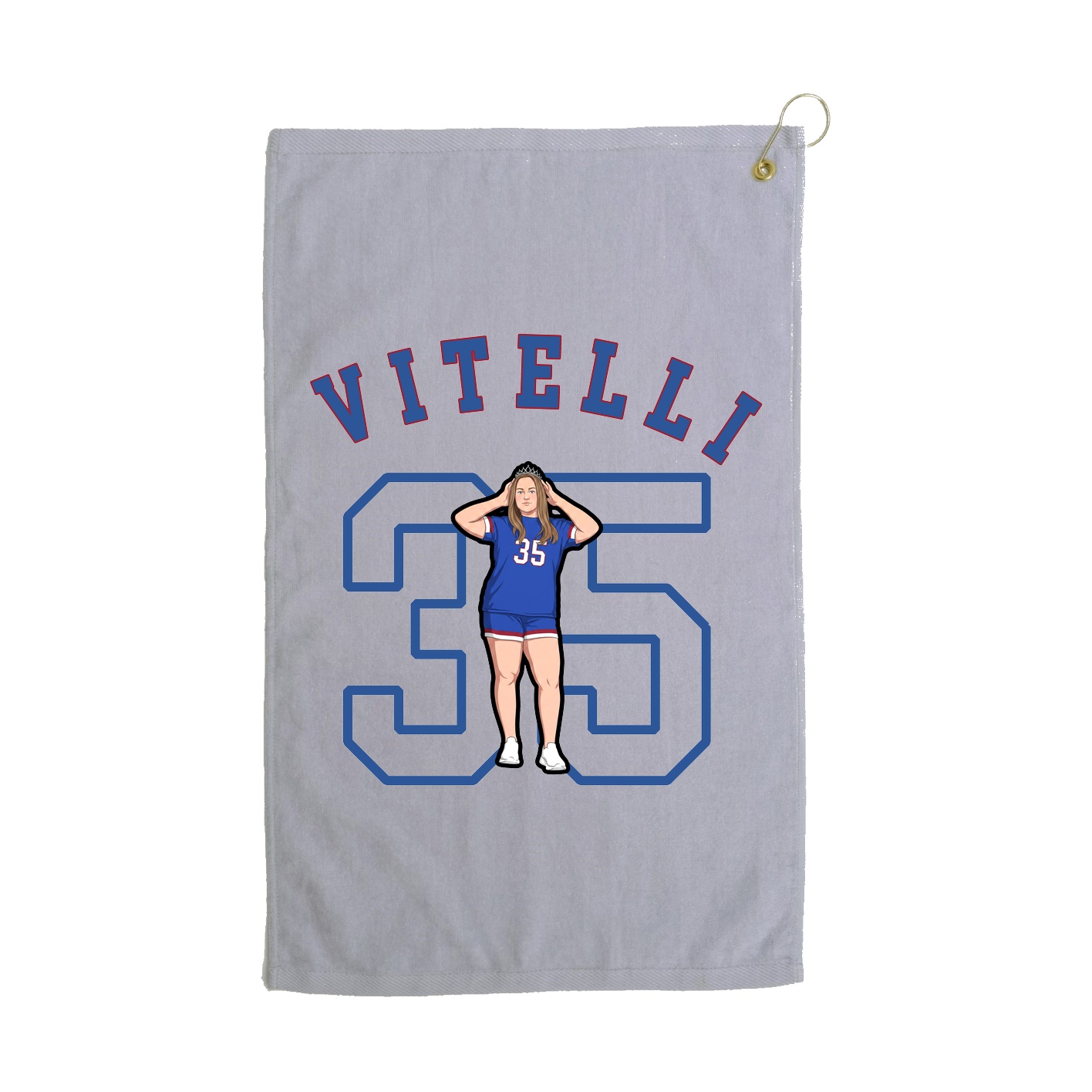 Golf Towel — Shirsey Arch in Grey